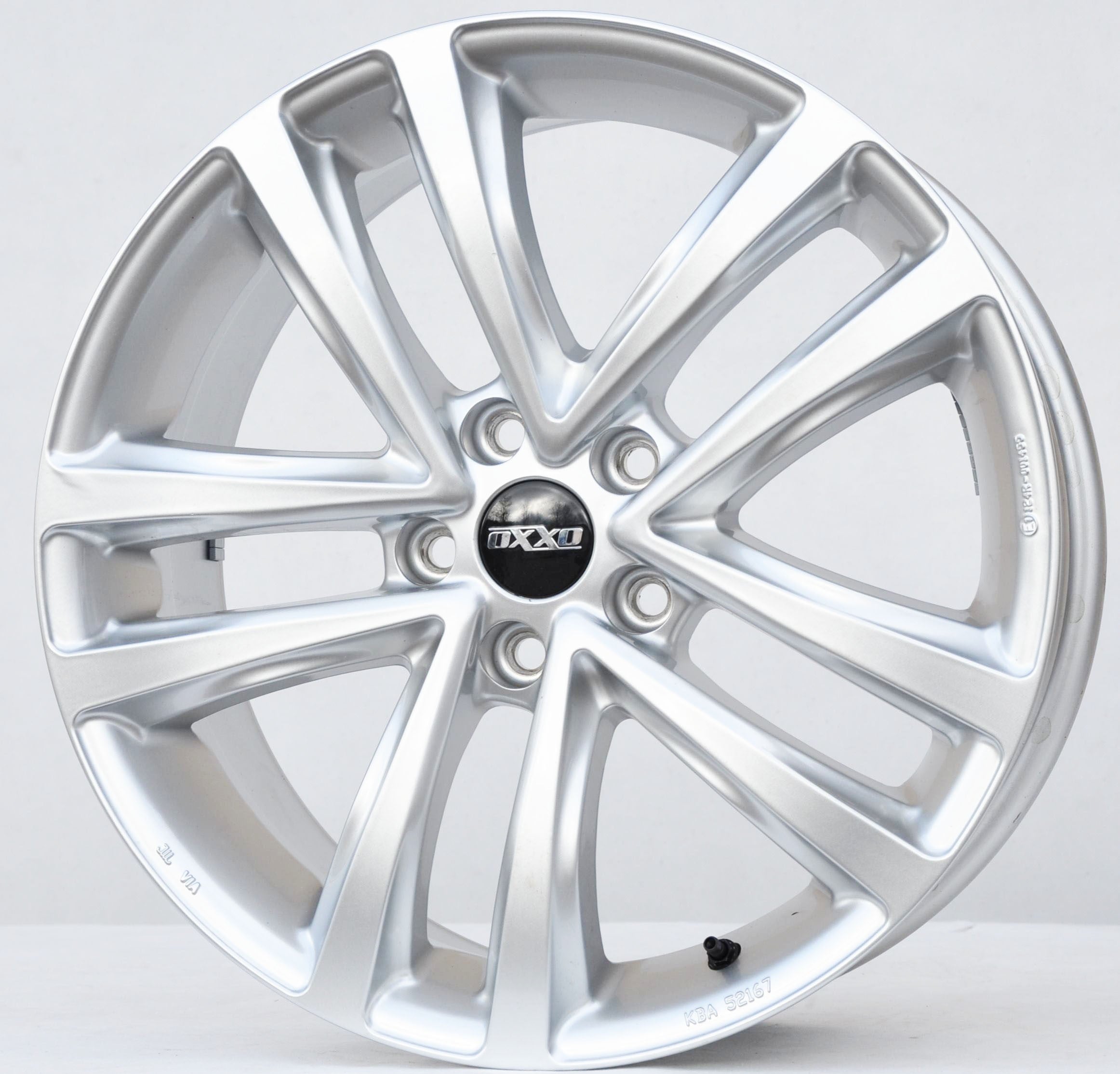 OXXO DX167518-KBA52167 Alufælge 18" 5x112 ET50 – Sølv (sæt á 4)