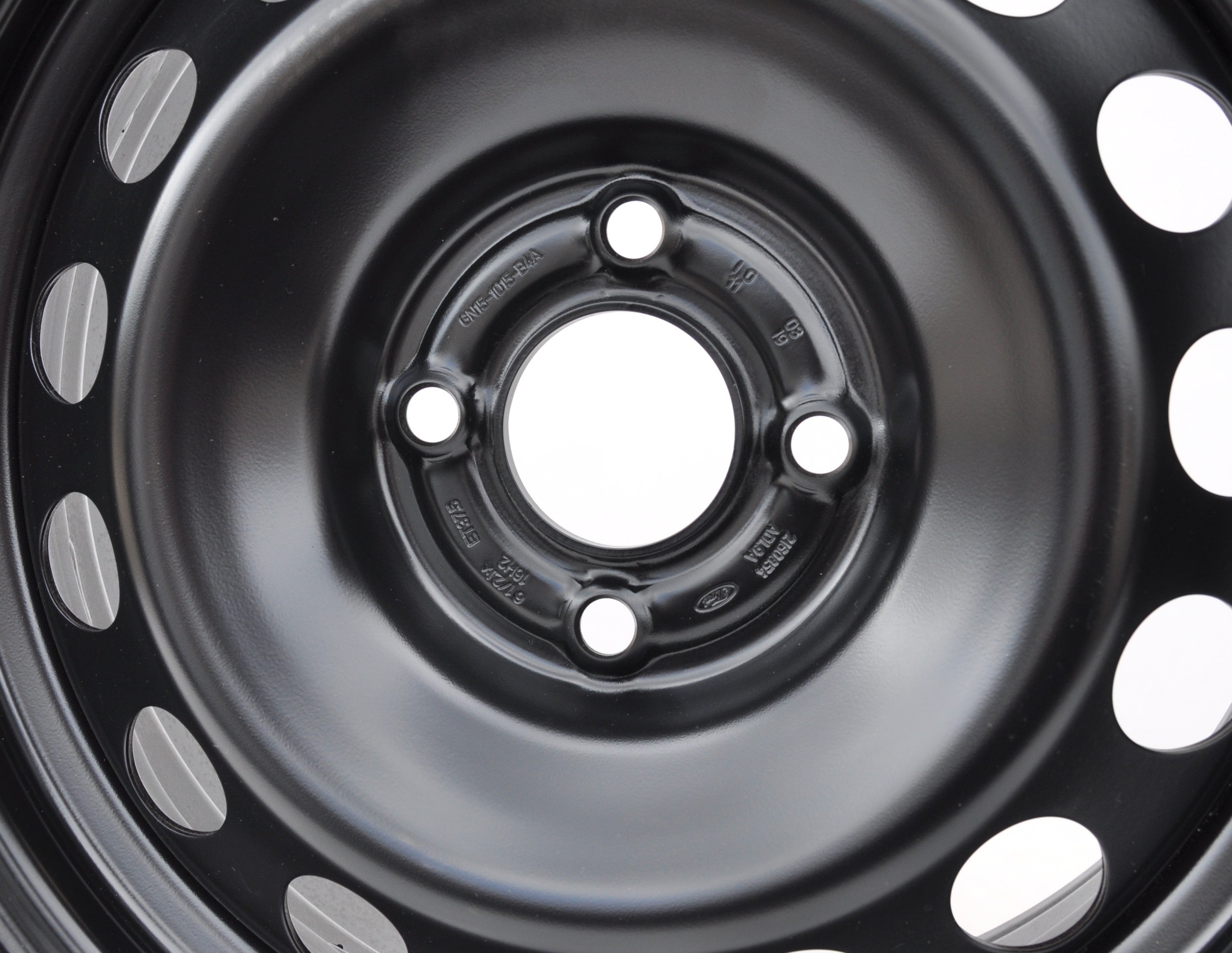 Ford (oryginalne OEM) 2160854 Stålfælge 16" 4x108 ET37.5 – Sort (sæt á 4)