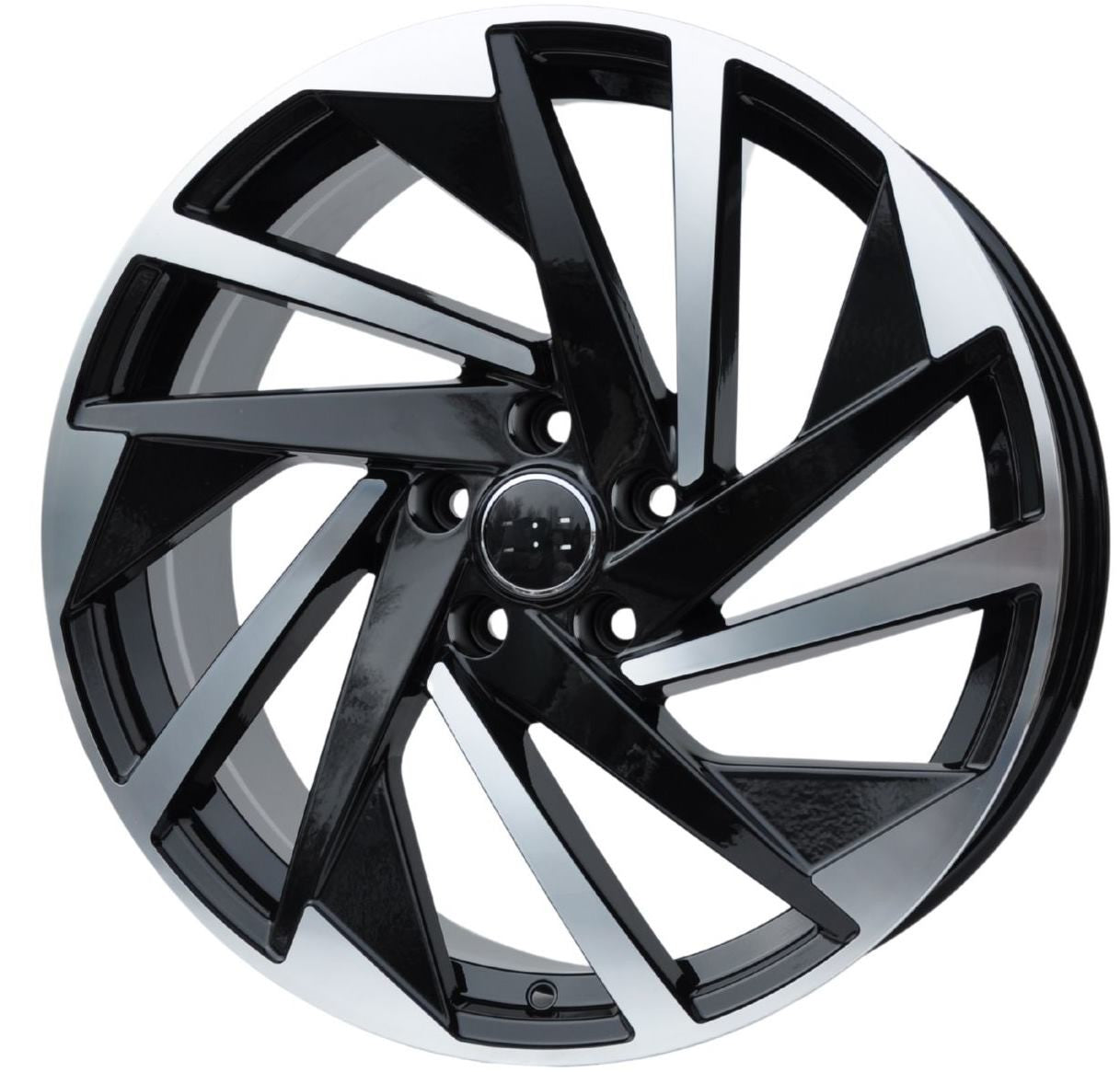 PDW FBX170 Alufælge 18" 5x112 ET45 – Poleret/sort (sæt á 4)