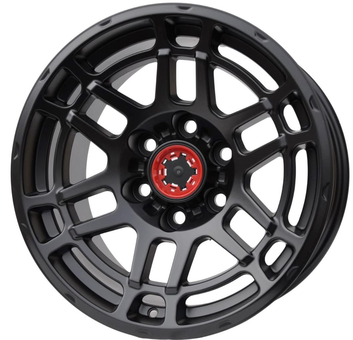 PDW 1745 Alufælge 17" 6x139.7 ET0 – Sort (sæt á 4)