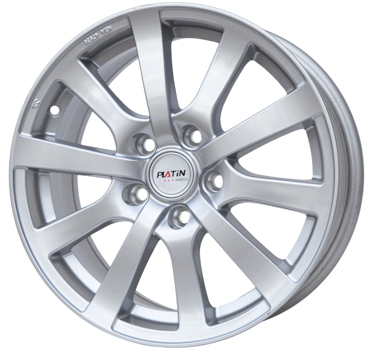 Platin rp4-7016/kba47636 Alufælge 16" 5x112 ET45 – Sølv (sæt á 4)
