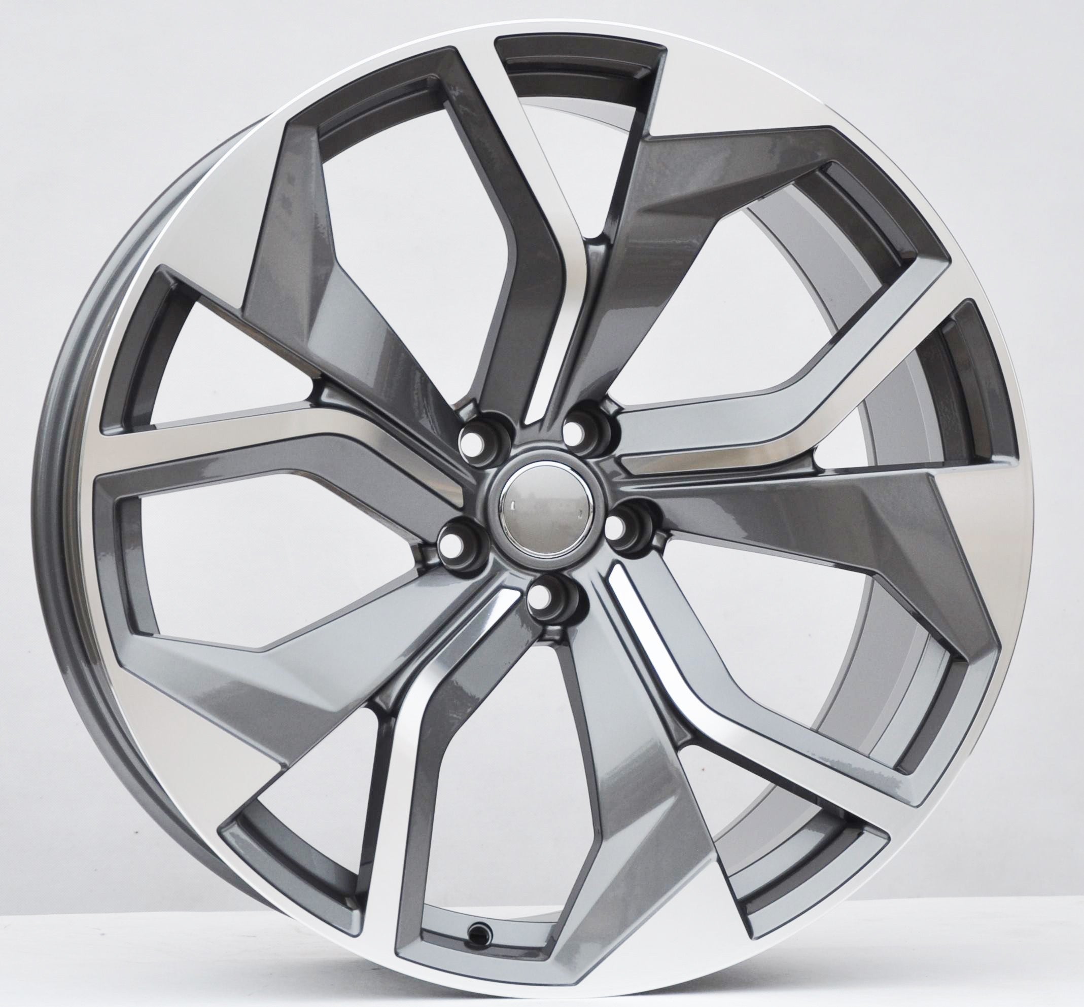 PDW 1637 Alufælge 20" 5x112 ET25 – Poleret/grafit (sæt á 4)