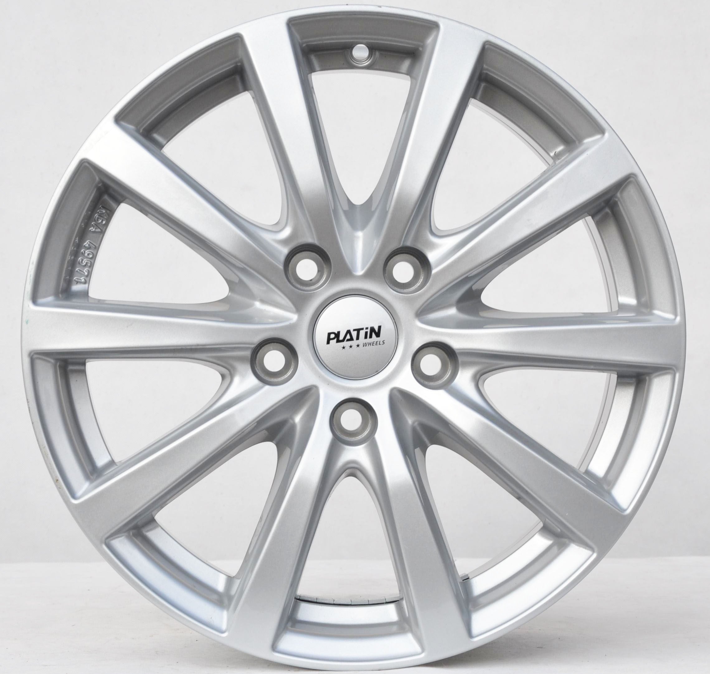 Platin RP12-8018/KBA49572 Alufælge 18" 5x112 ET50 – Sølv (sæt á 4)