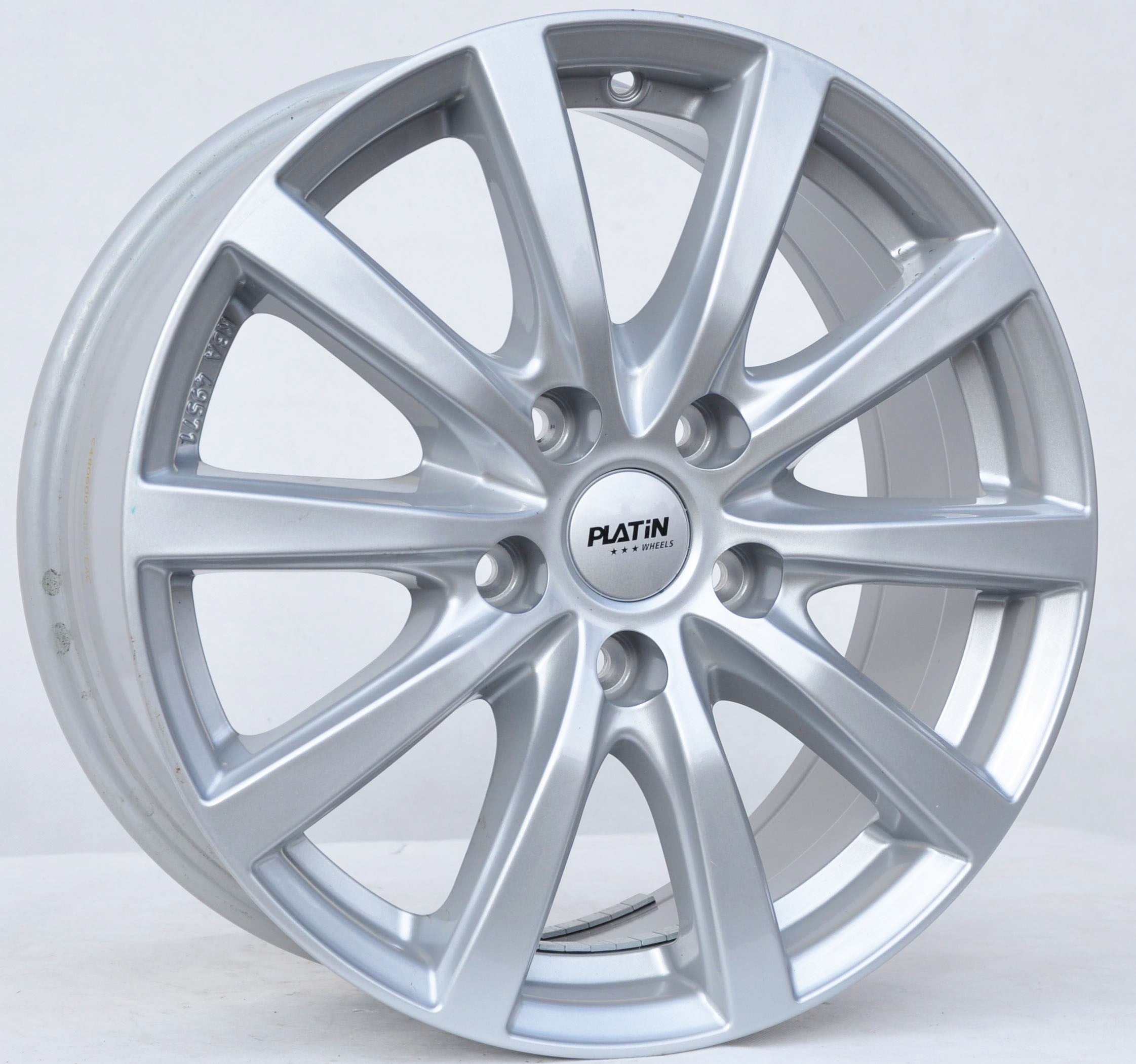 Platin RP12-8018/KBA49572 Alufælge 18" 5x112 ET50 – Sølv (sæt á 4)