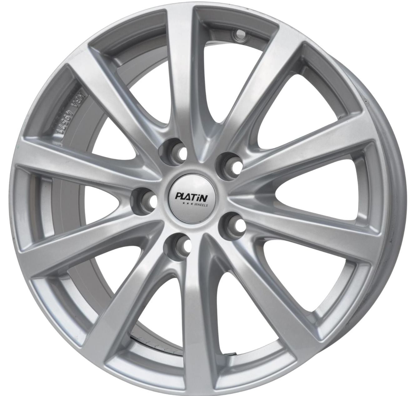 Platin MICHELLE8018/KBA44883 Alufælge 18" 5x112 ET48 – Sølv (sæt á 4)