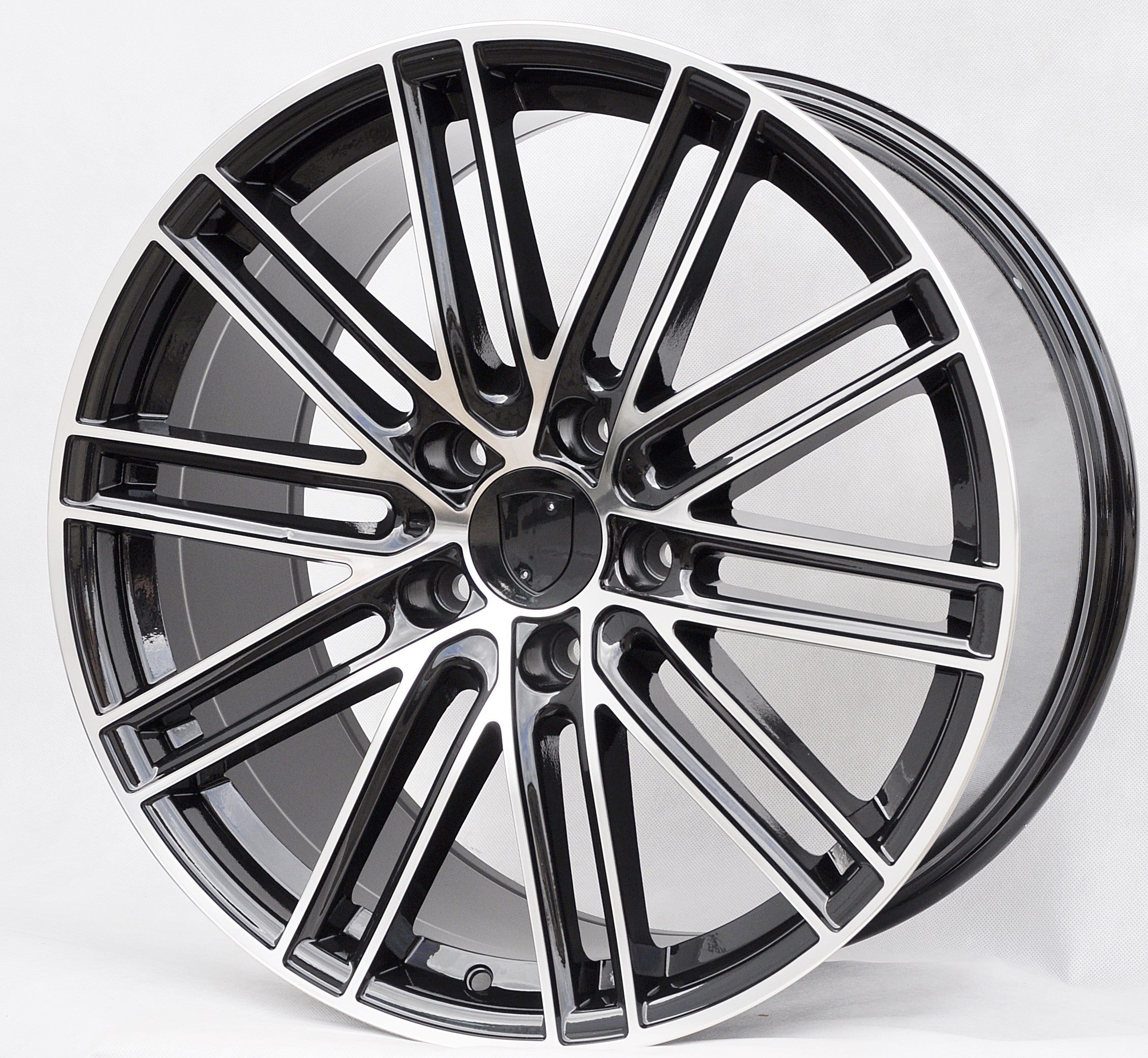 PDW 1274 Alufælge 20" 5x130 ET55 – Poleret/sort (sæt á 4)