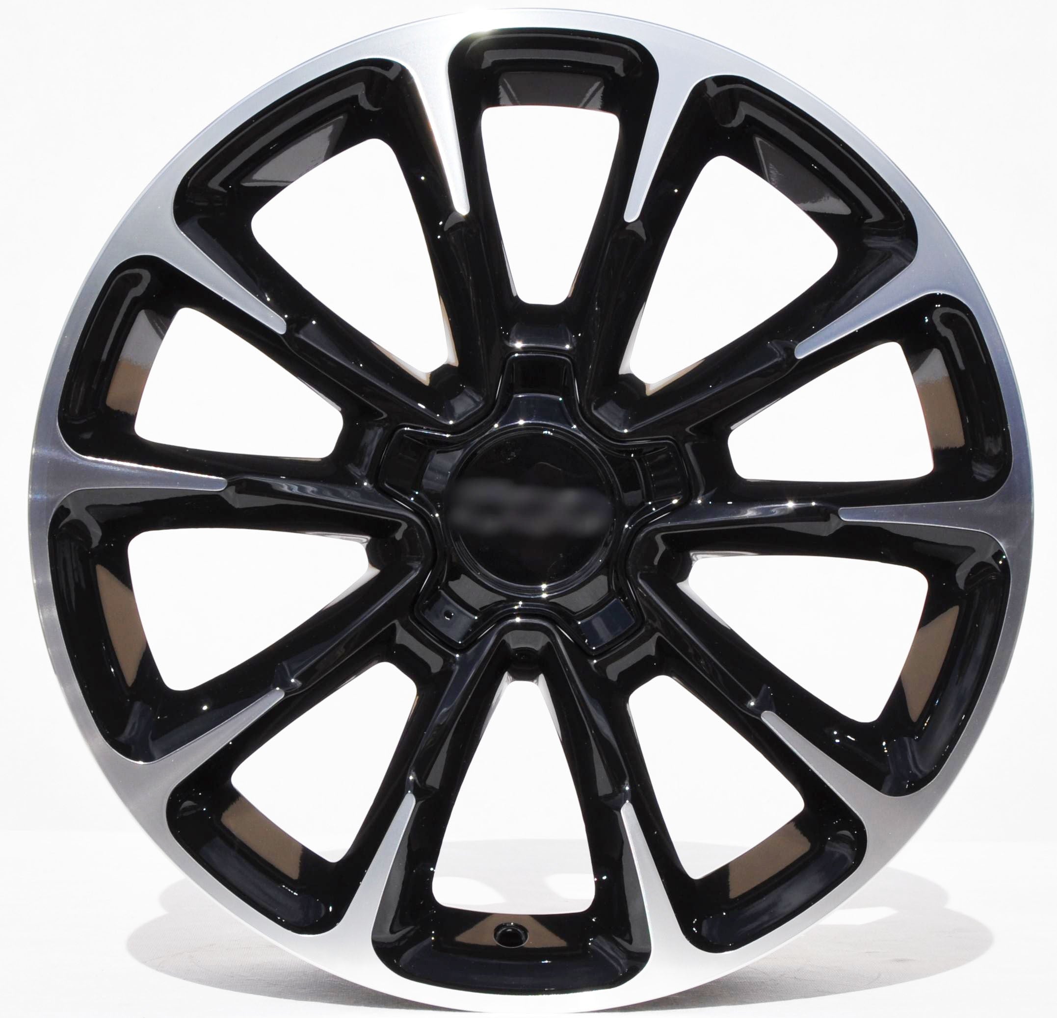 PDW 1281 Alufælge 17" 5x110 ET40 – Poleret/sort (sæt á 4)