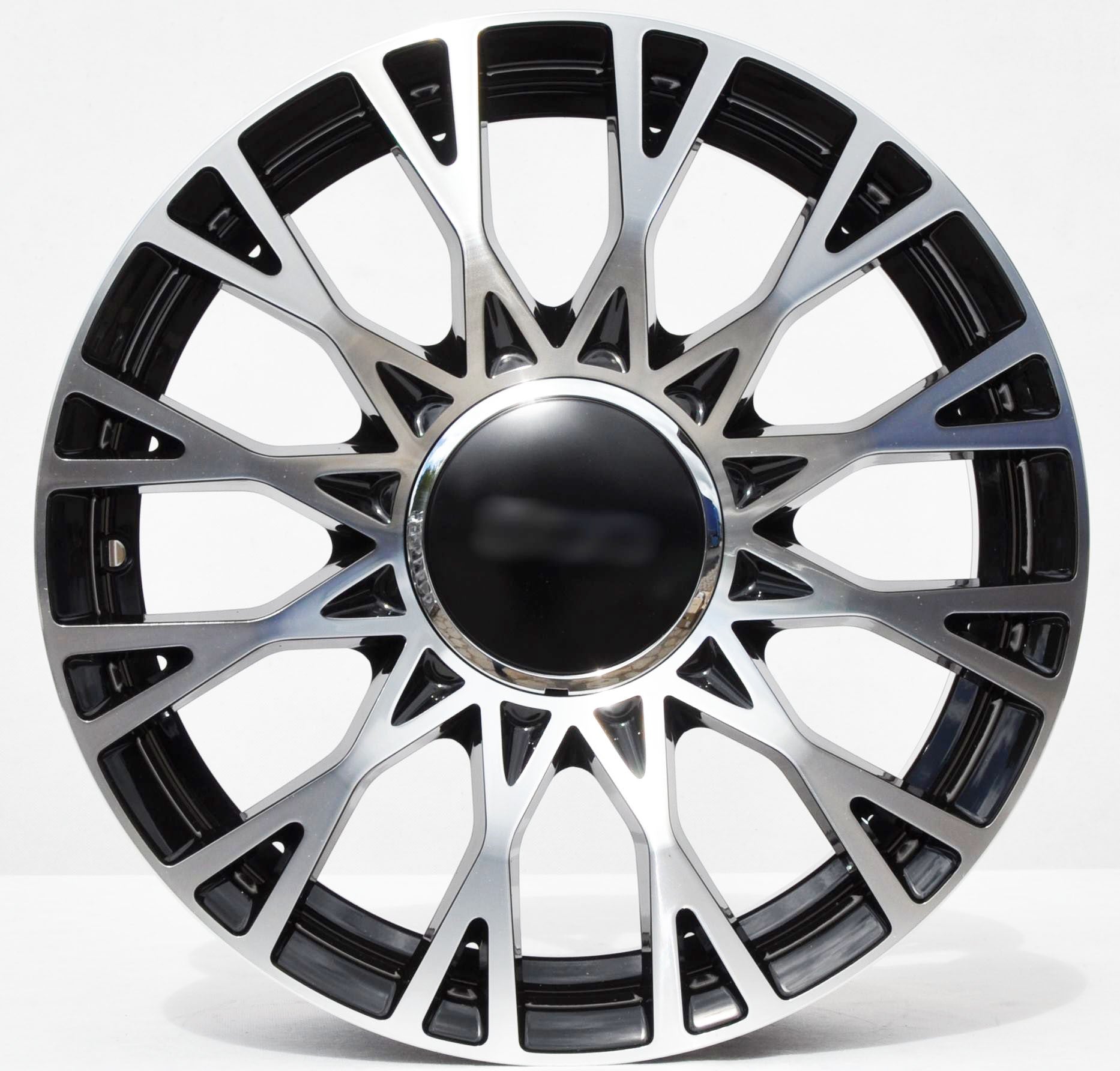PDW 1283 Alufælge 16" 4x98 ET35 – Poleret/sort (sæt á 4)