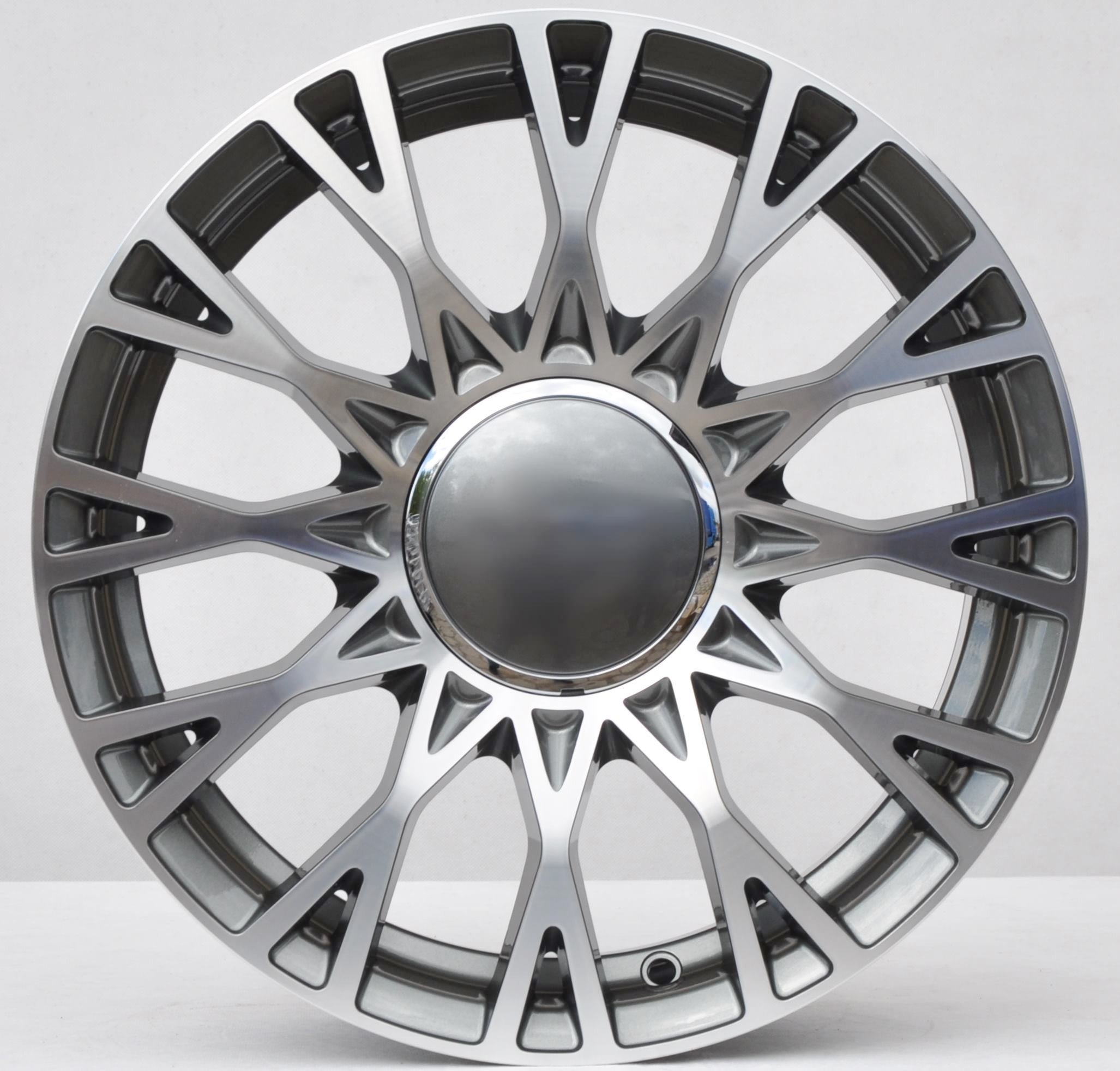 PDW 1283 Alufælge 16" 4x98 ET35 – Poleret/grafit (sæt á 4)