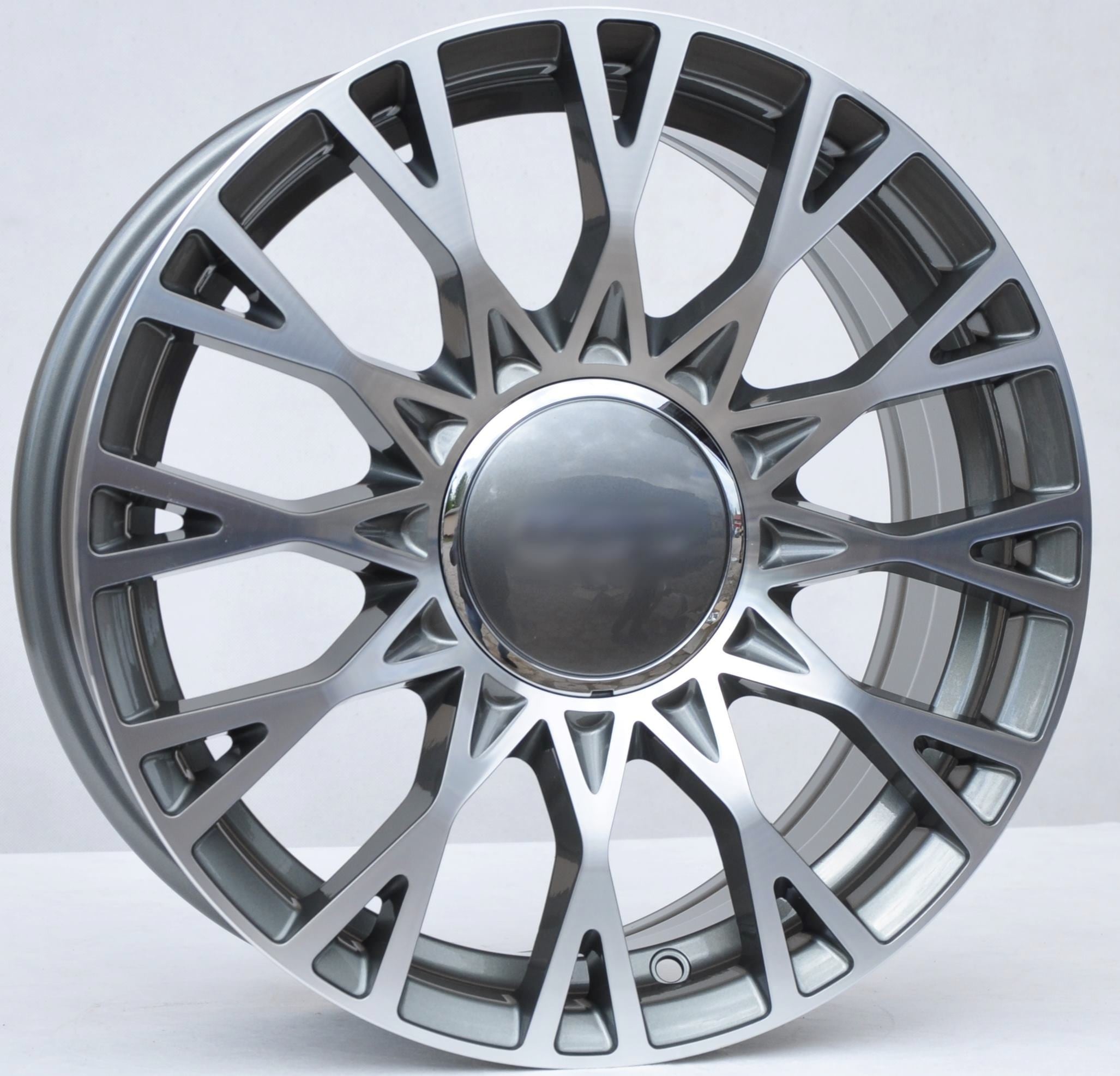 PDW 1283 Alufælge 16" 4x98 ET35 – Poleret/grafit (sæt á 4)