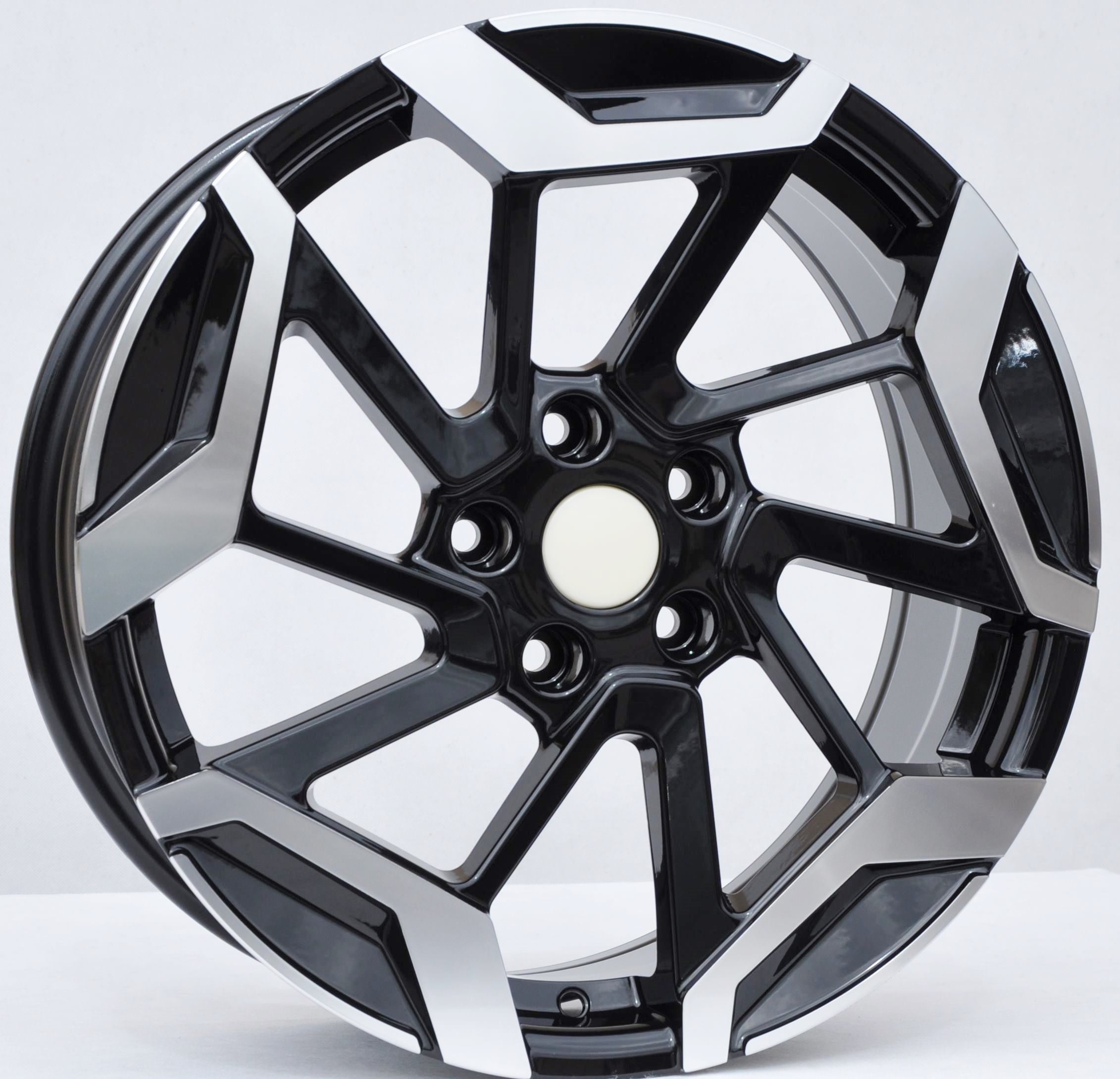 PDW 1080 Alufælge 18" 5x114.3 ET45 – Poleret/sort (sæt á 4)