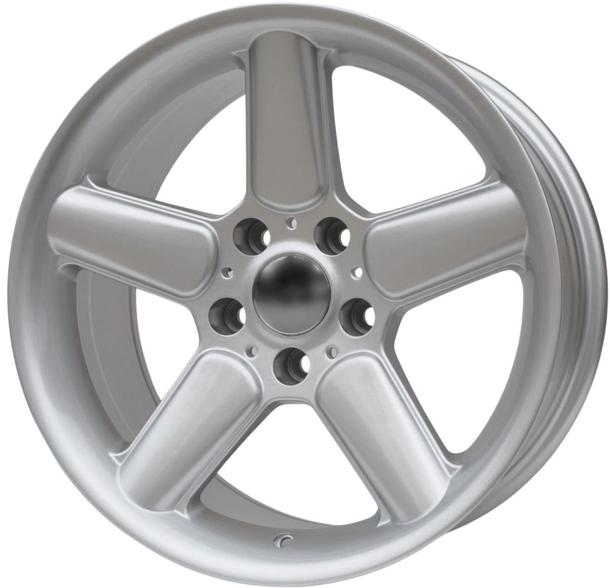 PDW 5025/7961 Alufælge 17" 8,5J 5x120 ET15 – Sølv (sæt á 4)