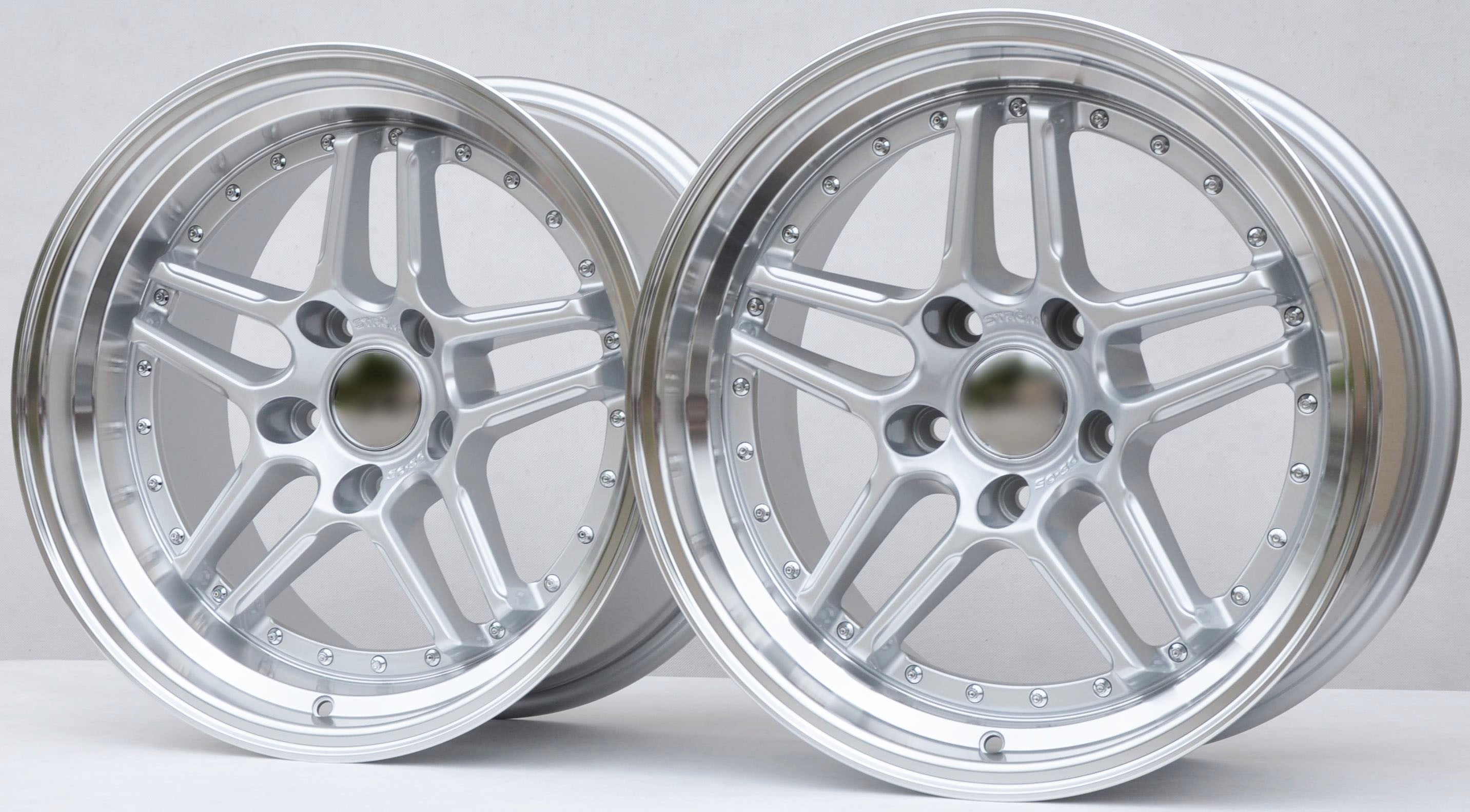 PDW 5863 Alufælge 17" 5x120 ET20 – Poleret/sølv (sæt á 4)