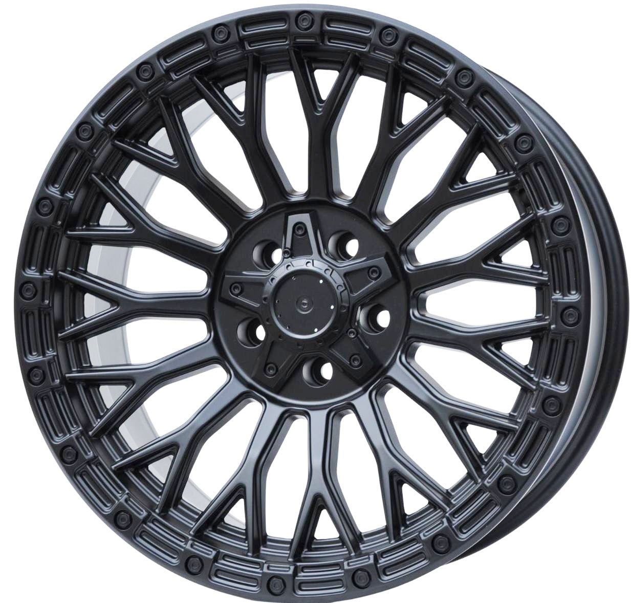 Toro Corsa 1894 Alufælge 20" 5x127 ET18 – Sort (sæt á 4)