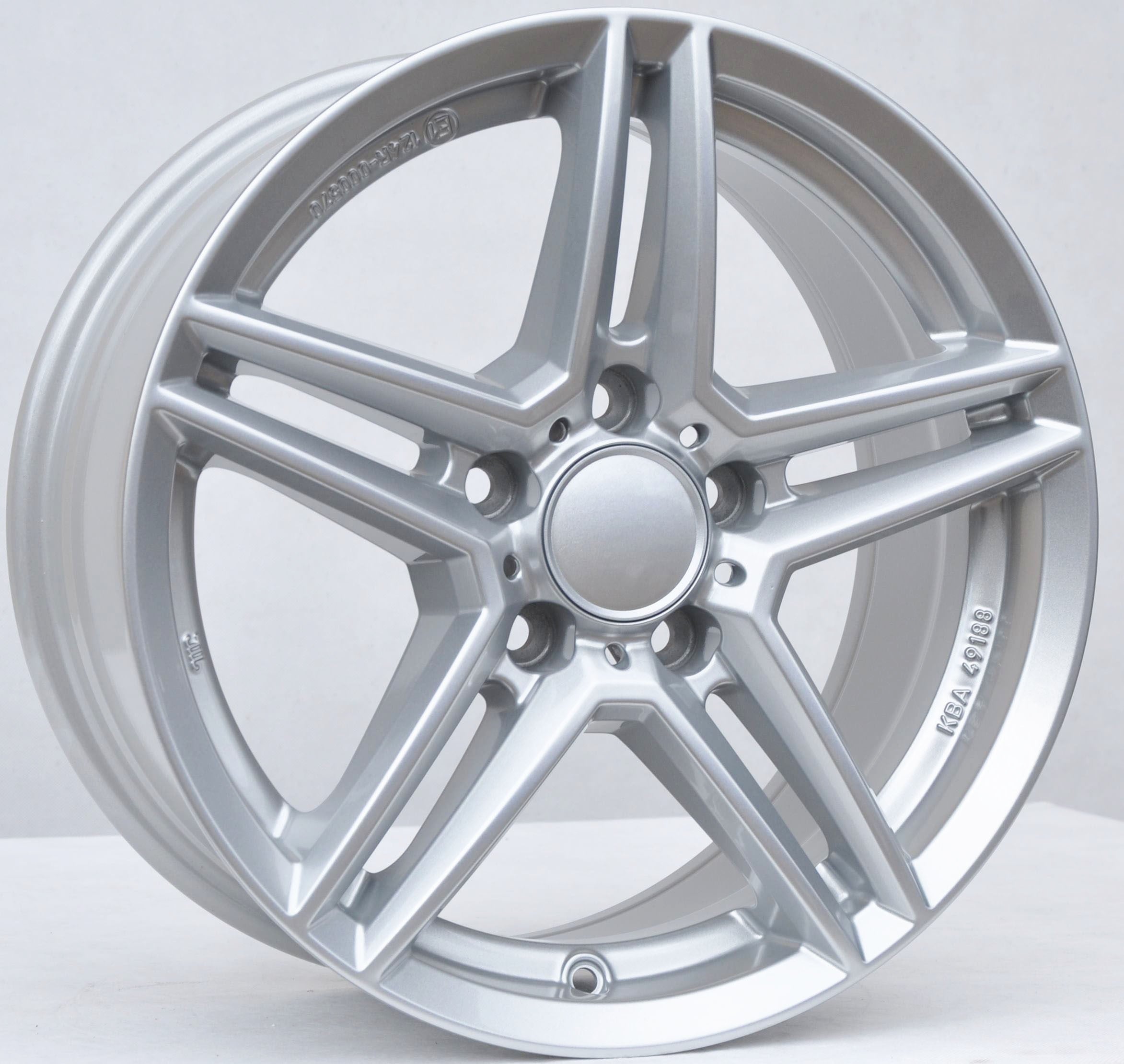 Uniwheels M10-756-BA49188 Alufælge 16" 5x112 ET45 – Sølv (sæt á 4)