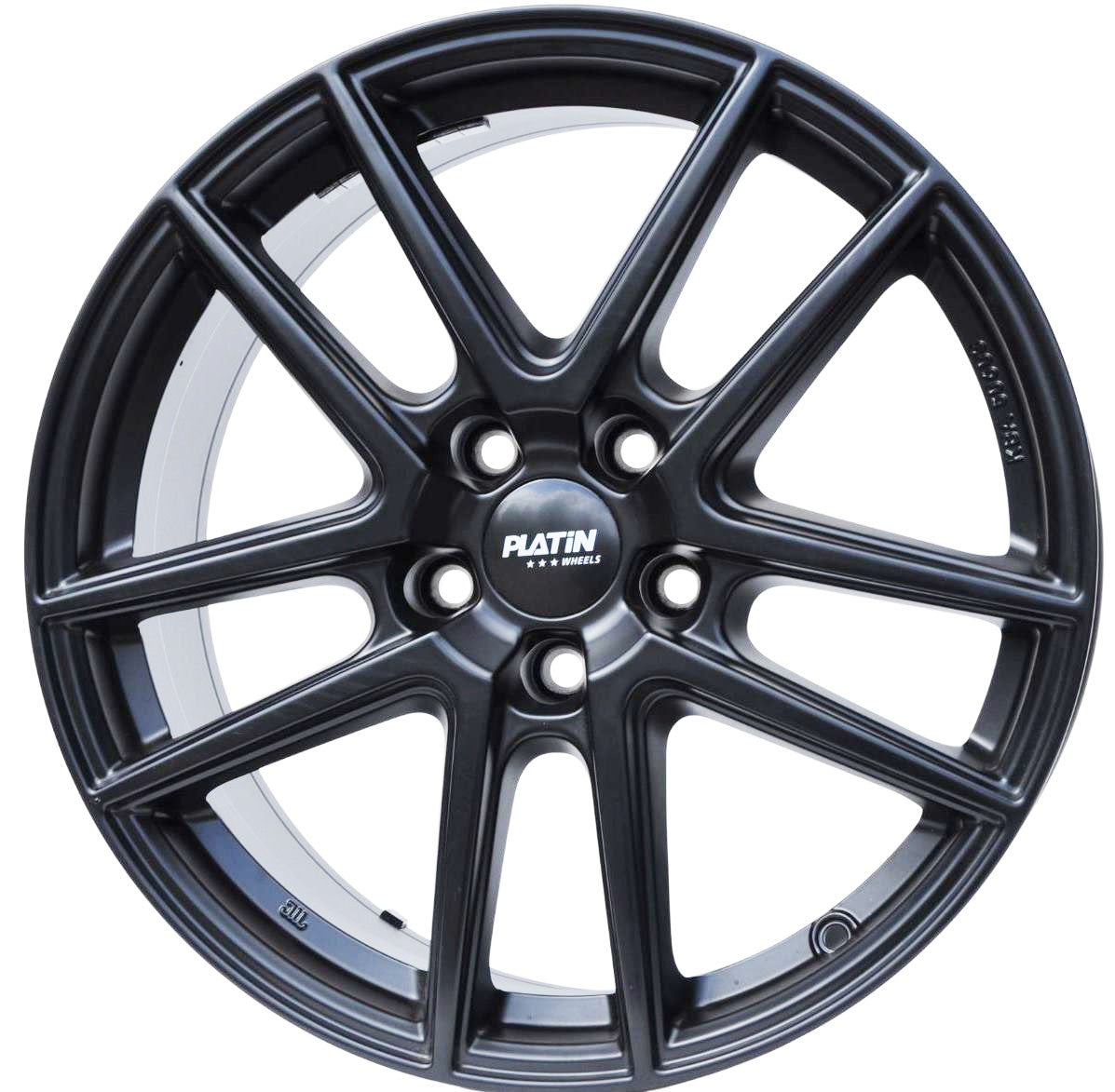 Platin SPL808/KBA50603 Alufælge 18" 5x114.3 ET45 – Sort (sæt á 4)