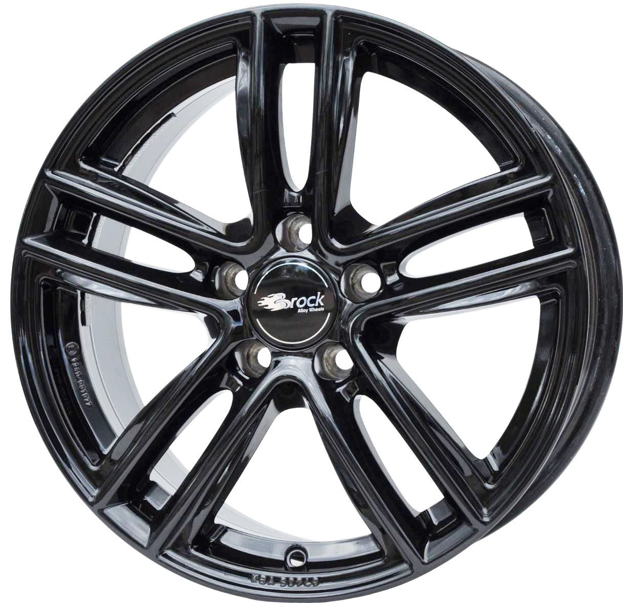 Brock RC27-757/KBA50749 Alufælge 17" 5x112 ET44 – Sort (sæt á 4)