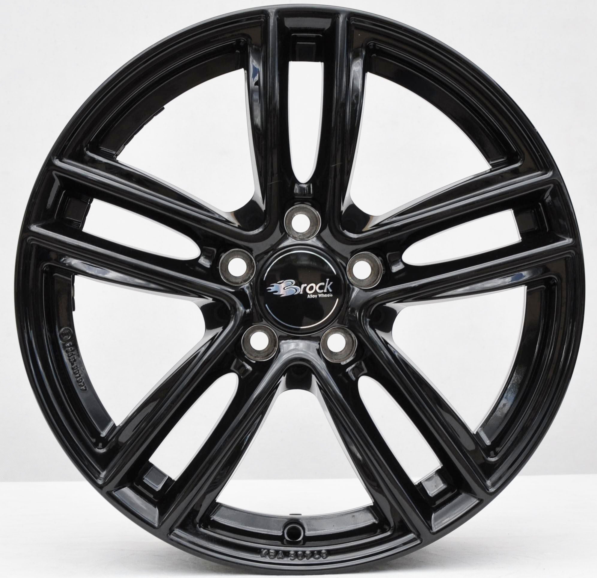 Brock RC27-757/KBA50749 Alufælge 17" 5x112 ET44 – Sort (sæt á 4)