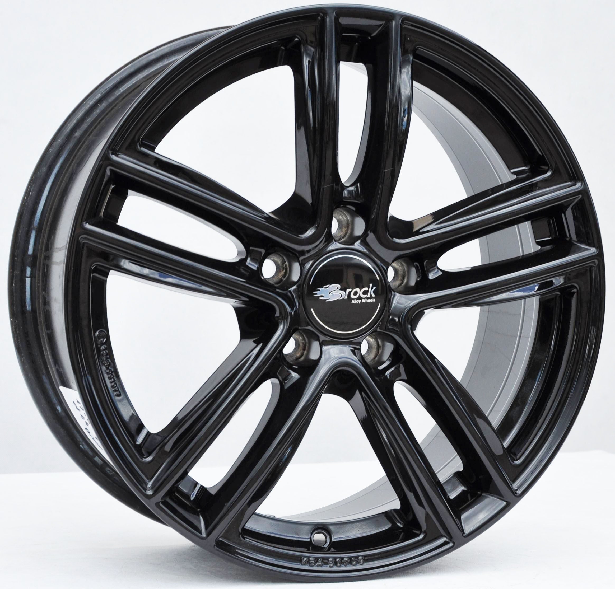 Brock RC27-757/KBA50749 Alufælge 17" 5x112 ET44 – Sort (sæt á 4)