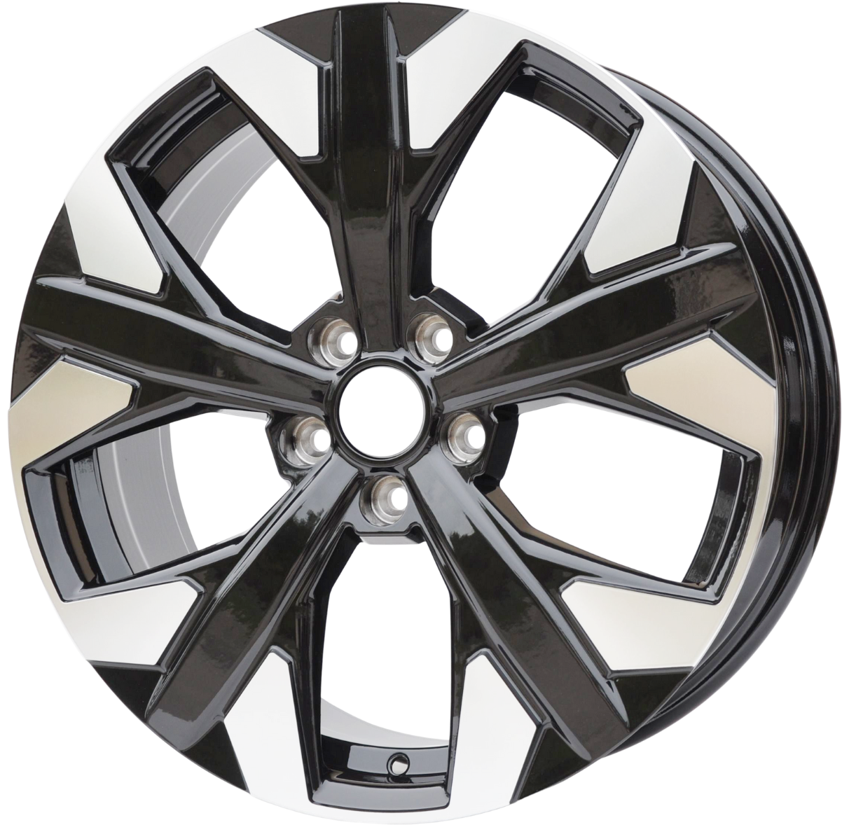PDW 5699 Alufælge 19" 5x114.3 ET51 – Poleret/sort (sæt á 4)