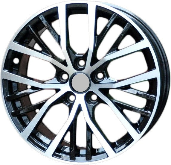 PDW 952 Alufælge 17" 5x100 ET45 – Poleret/sort (sæt á 4)