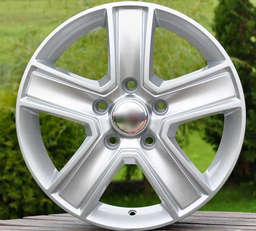 PDW 473 Alufælge 16" 5x130 ET50 – Sølv (sæt á 4)
