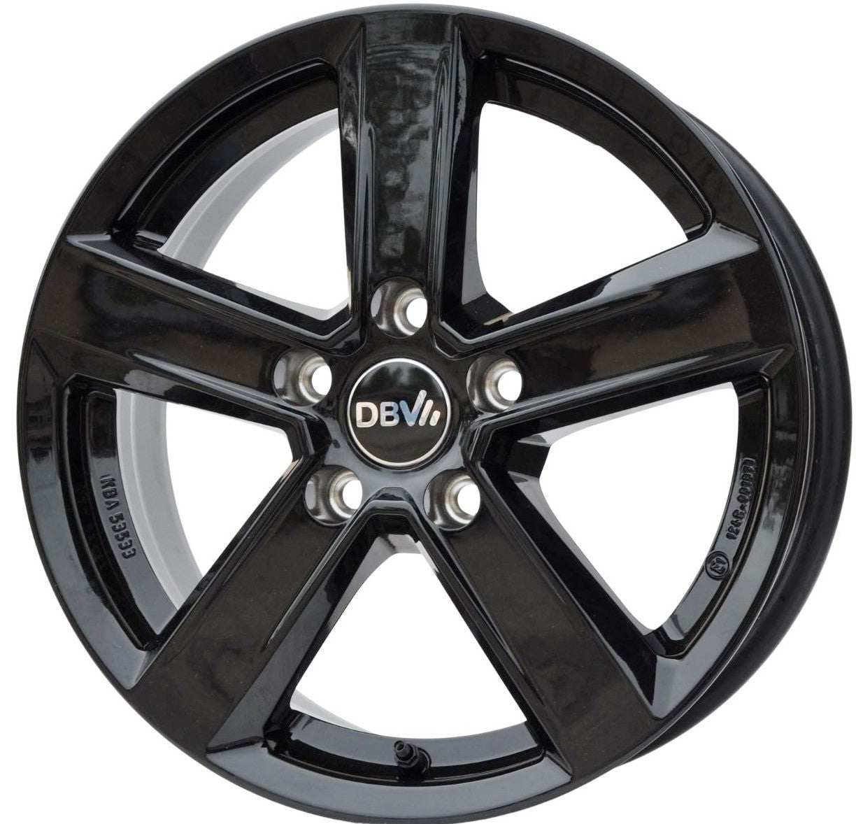 DBV ttvz-kba53533 Alufælge 16" 5x112 ET48 – Sort (sæt á 4)