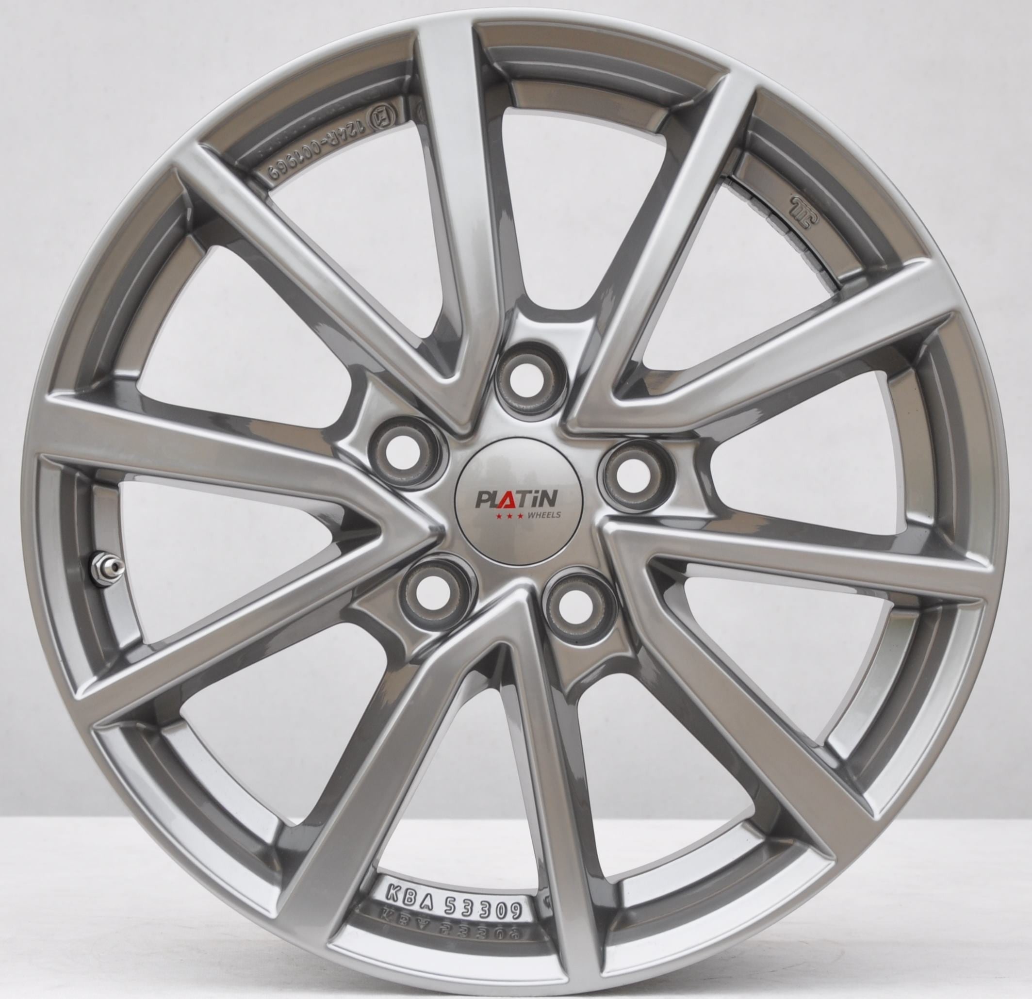 Platin vec656/kba53309 Alufælge 16" 5x112 ET41 – Gun metal (sæt á 4)