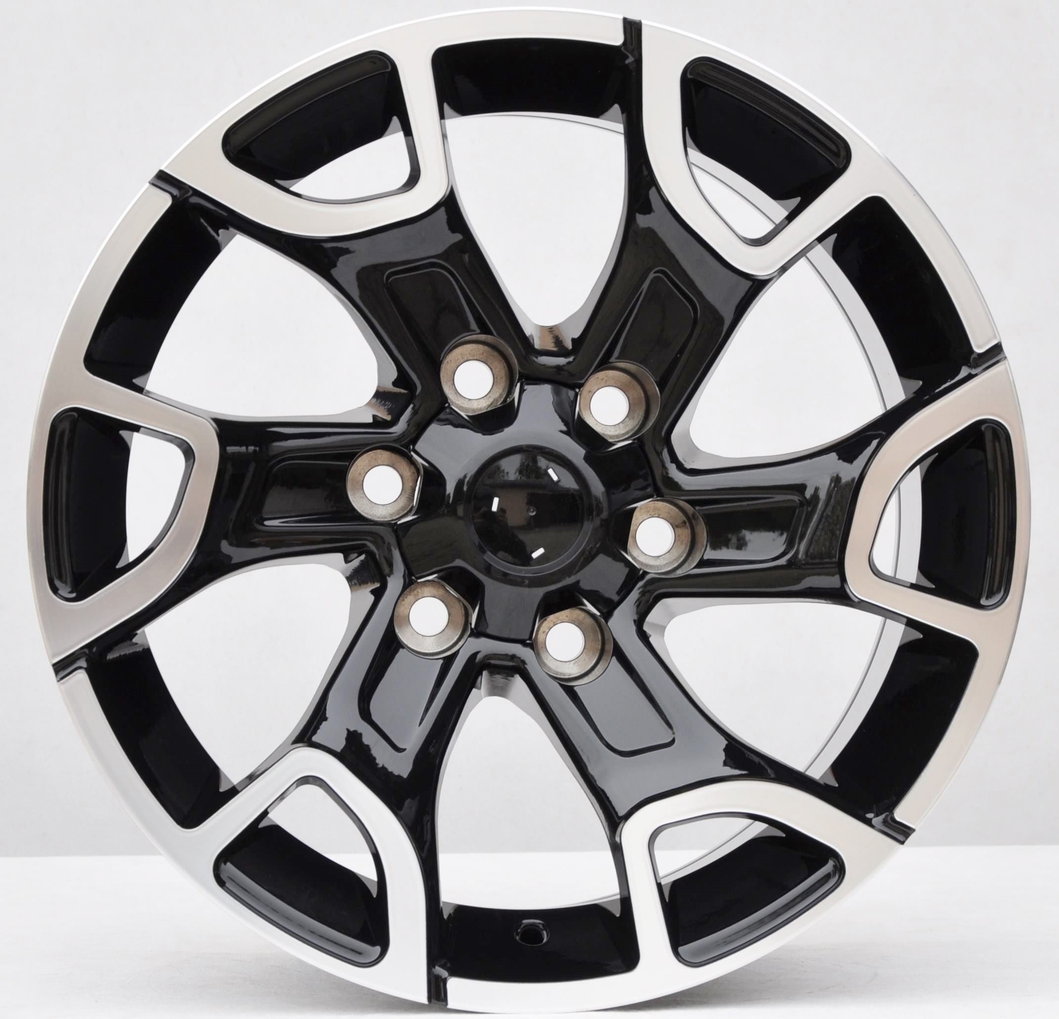 PDW 6126 Alufælge 18" 6x139.7 ET12 – Poleret/sort (sæt á 4)