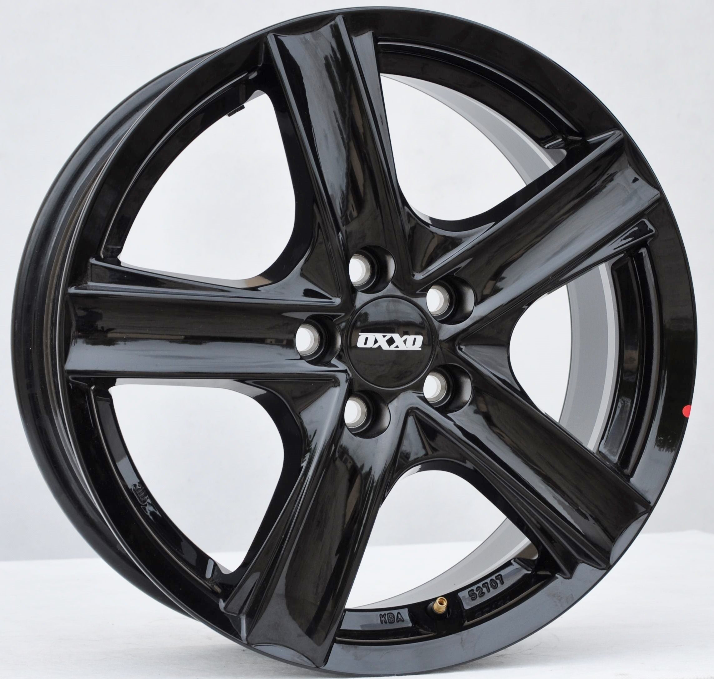 OXXO ox-19/kba52707 Alufælge 16" 5x100 ET48 – Sort (sæt á 4)