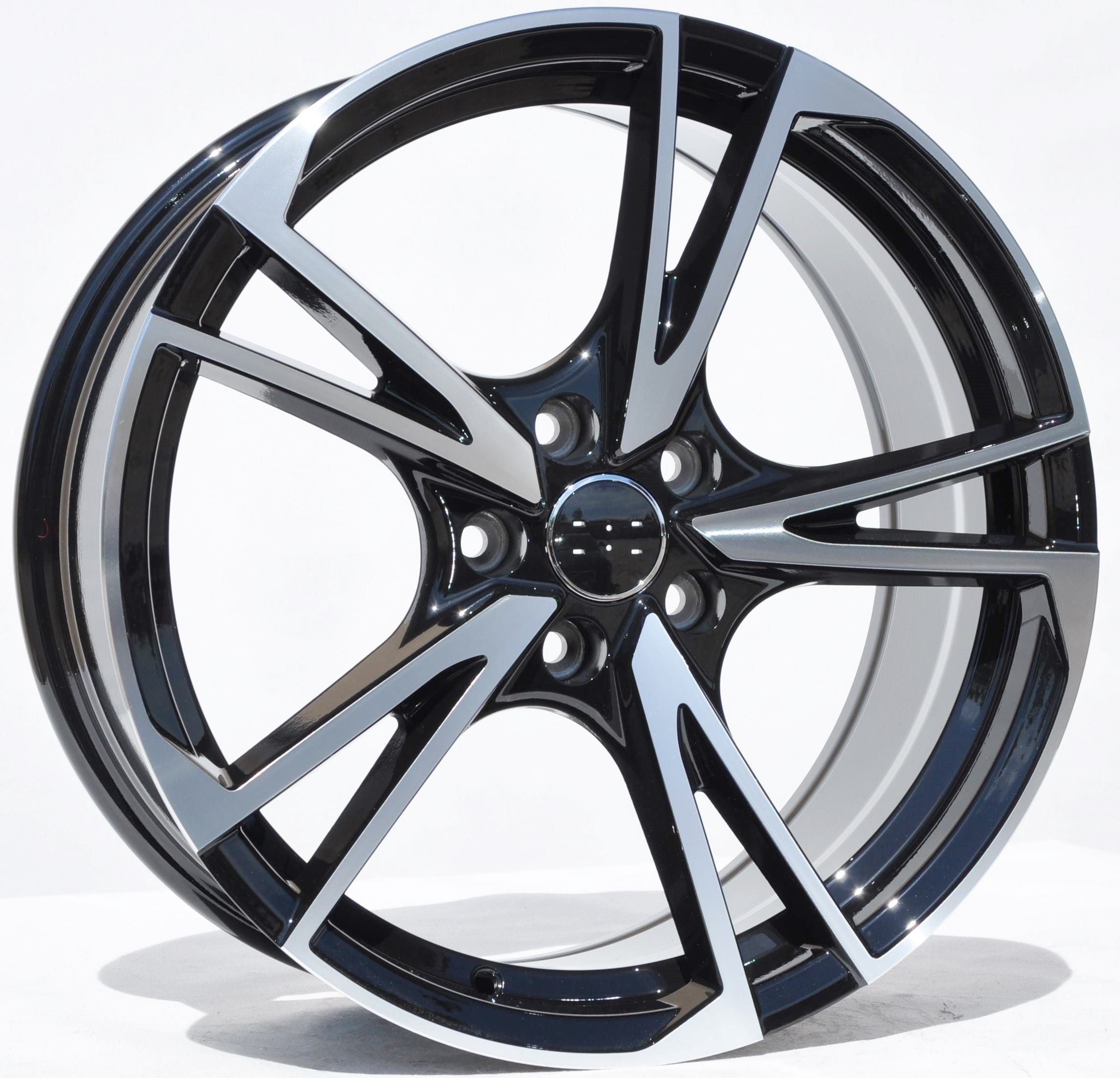 PDW 5642 Alufælge 19" 5x112 ET35 – Poleret/sort (sæt á 4)