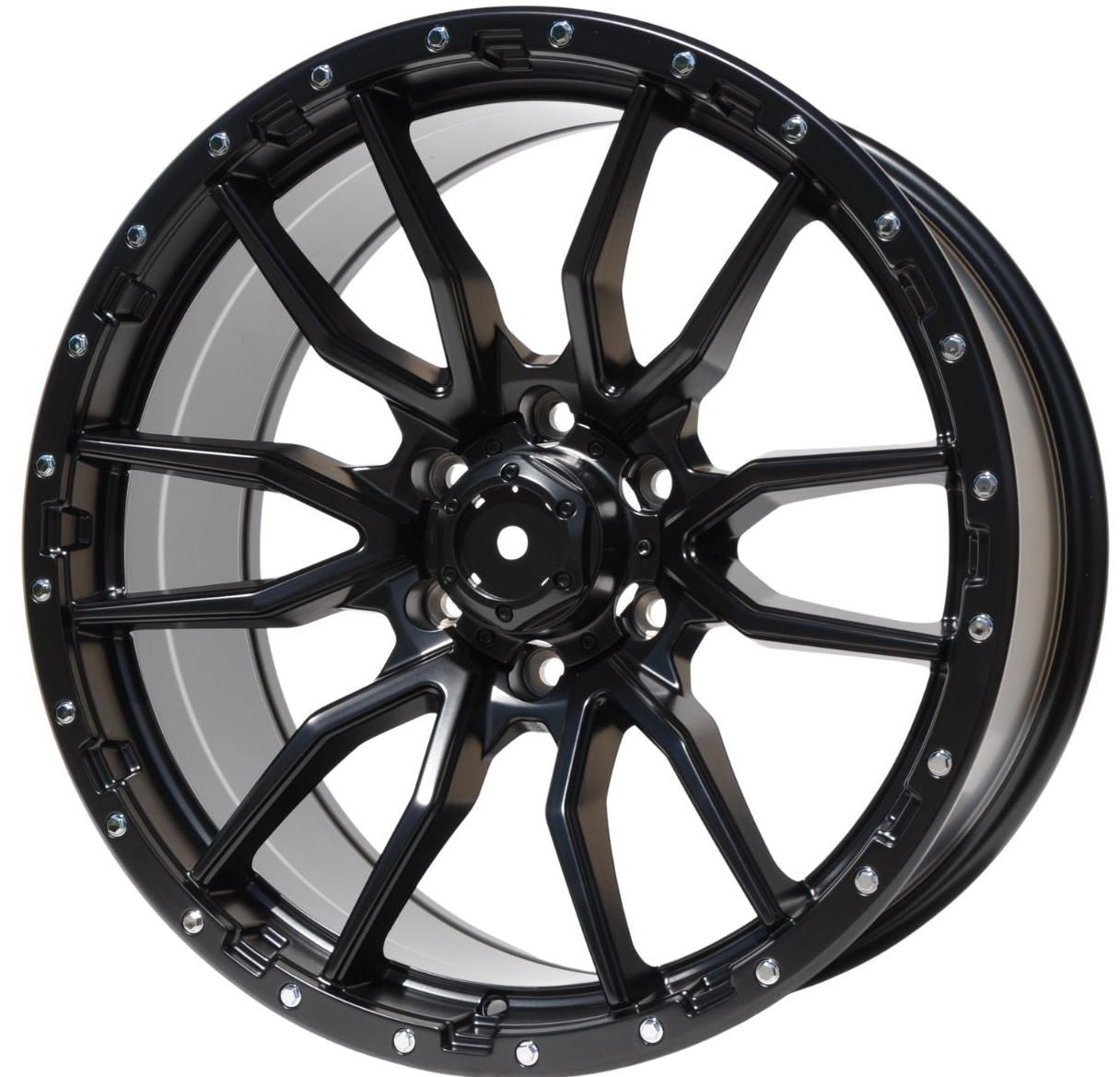 PDW 6098 Alufælge 20" 6x139.7 ET12 – Sort (sæt á 4)
