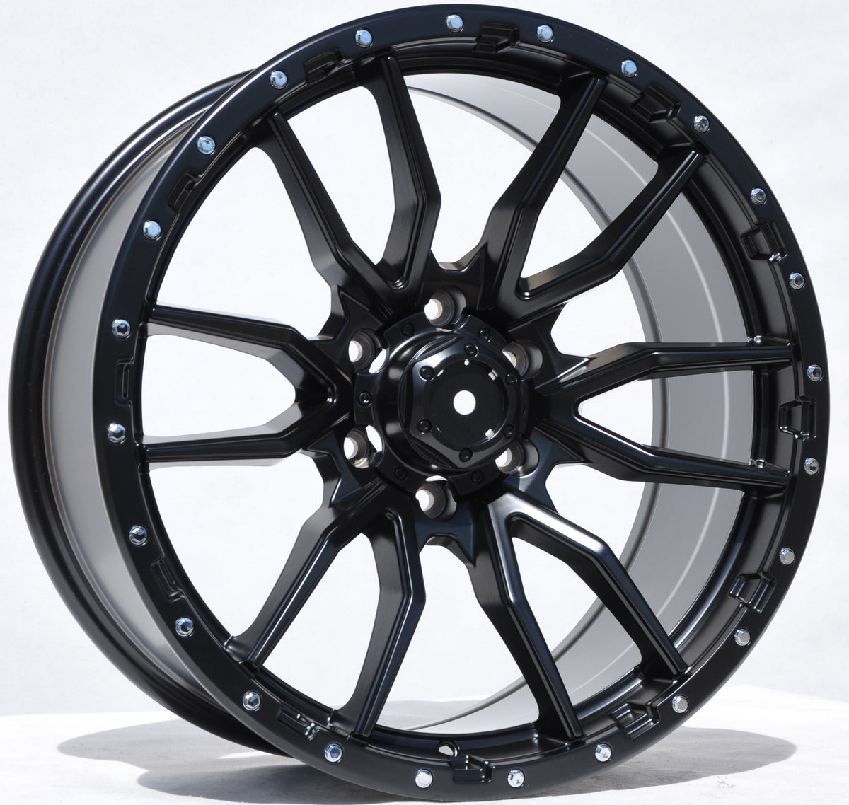 PDW 6098 Alufælge 20" 9J 6x139.7 ET12 – Sort (sæt á 4)