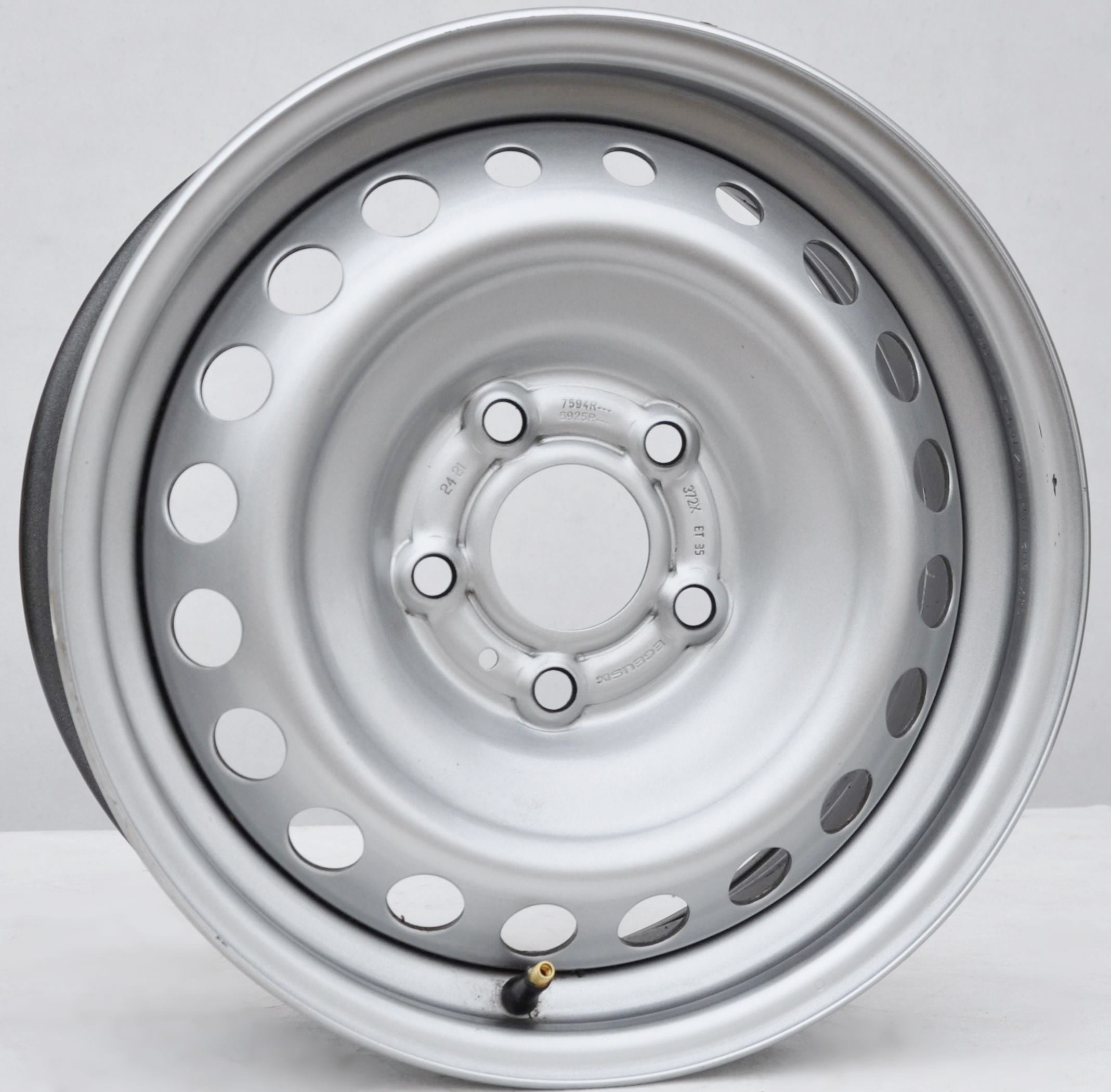 Renault (oryginalne OEM) stal oryg/403007594r Stålfælge 15" 5x114.3 ET35 – Sølv (sæt á 4)