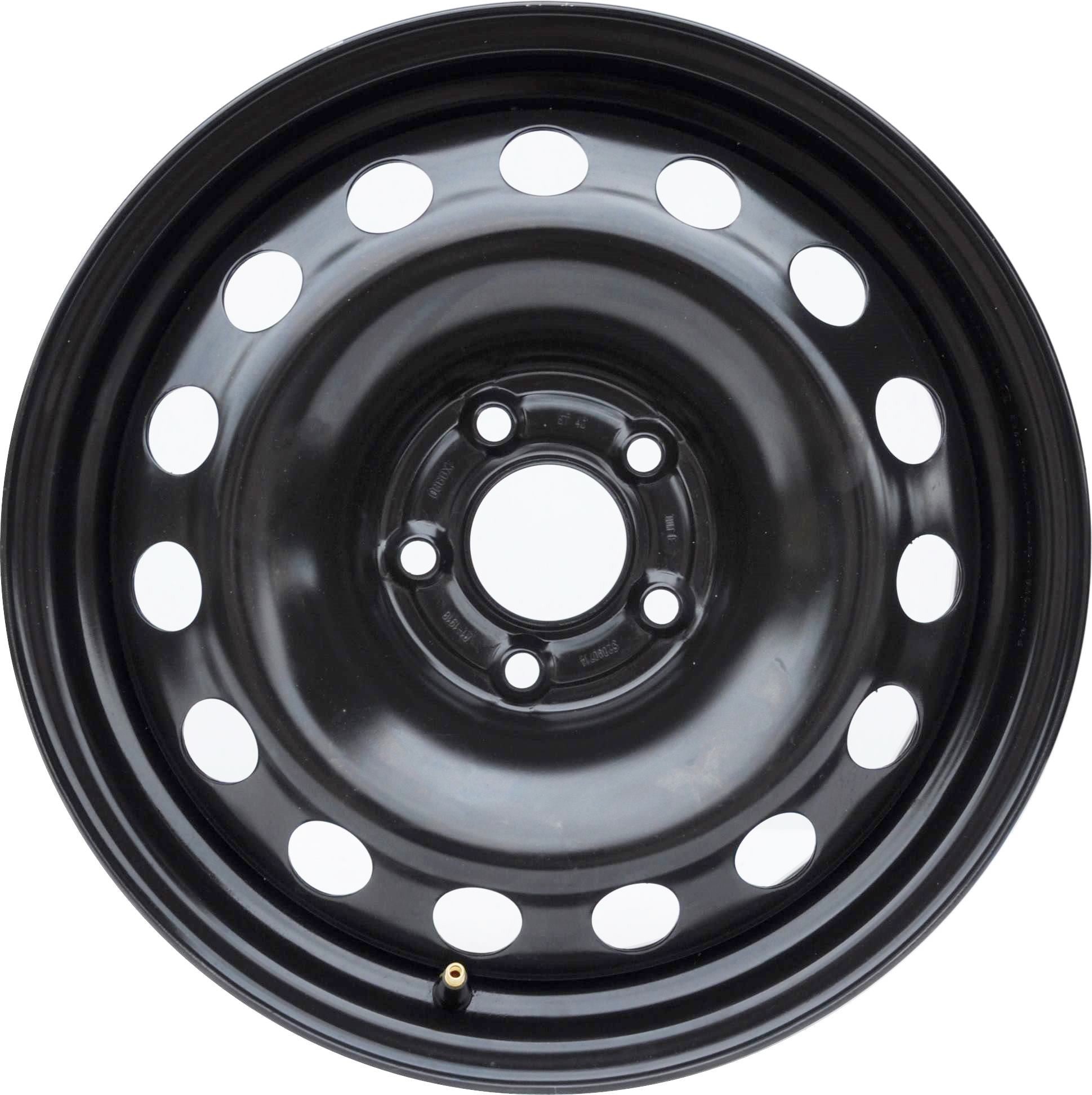 Fiat (oryginalne OEM) 0052090714 Stålfælge 16" 5x110 ET40 – Sort (sæt á 4)