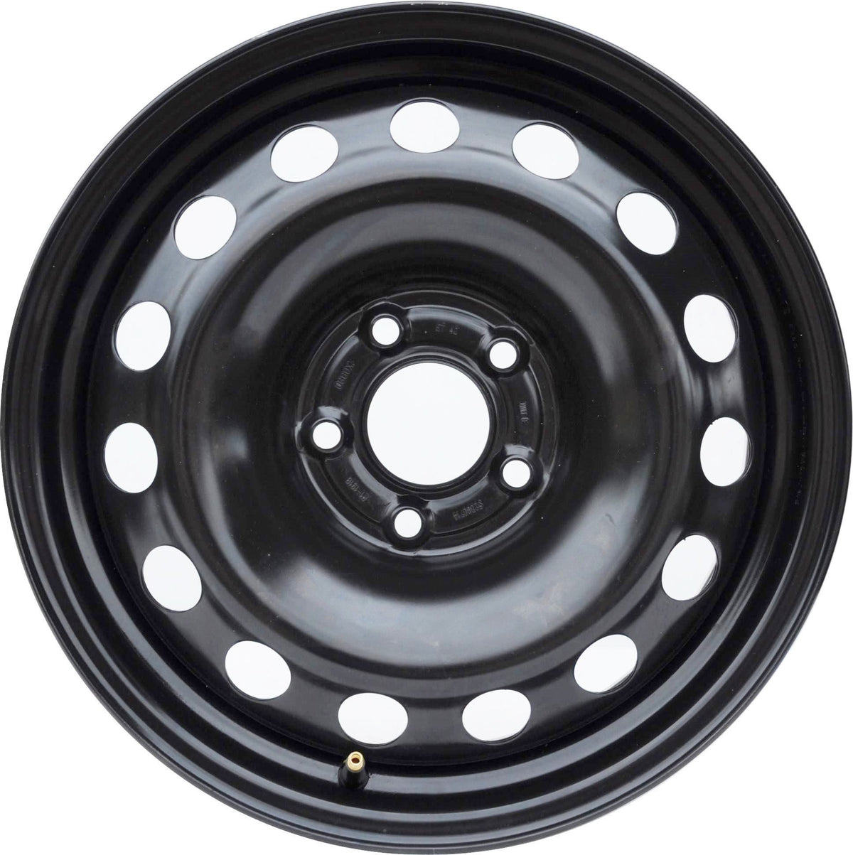 Fiat 0052090714 Stålfælge 16" 6,5J 5x110 ET40 – Sort (sæt á 4)