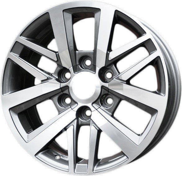 PDW 1155 Alufælge 18" 6x139.7 ET25 – Poleret/grafit (sæt á 4)