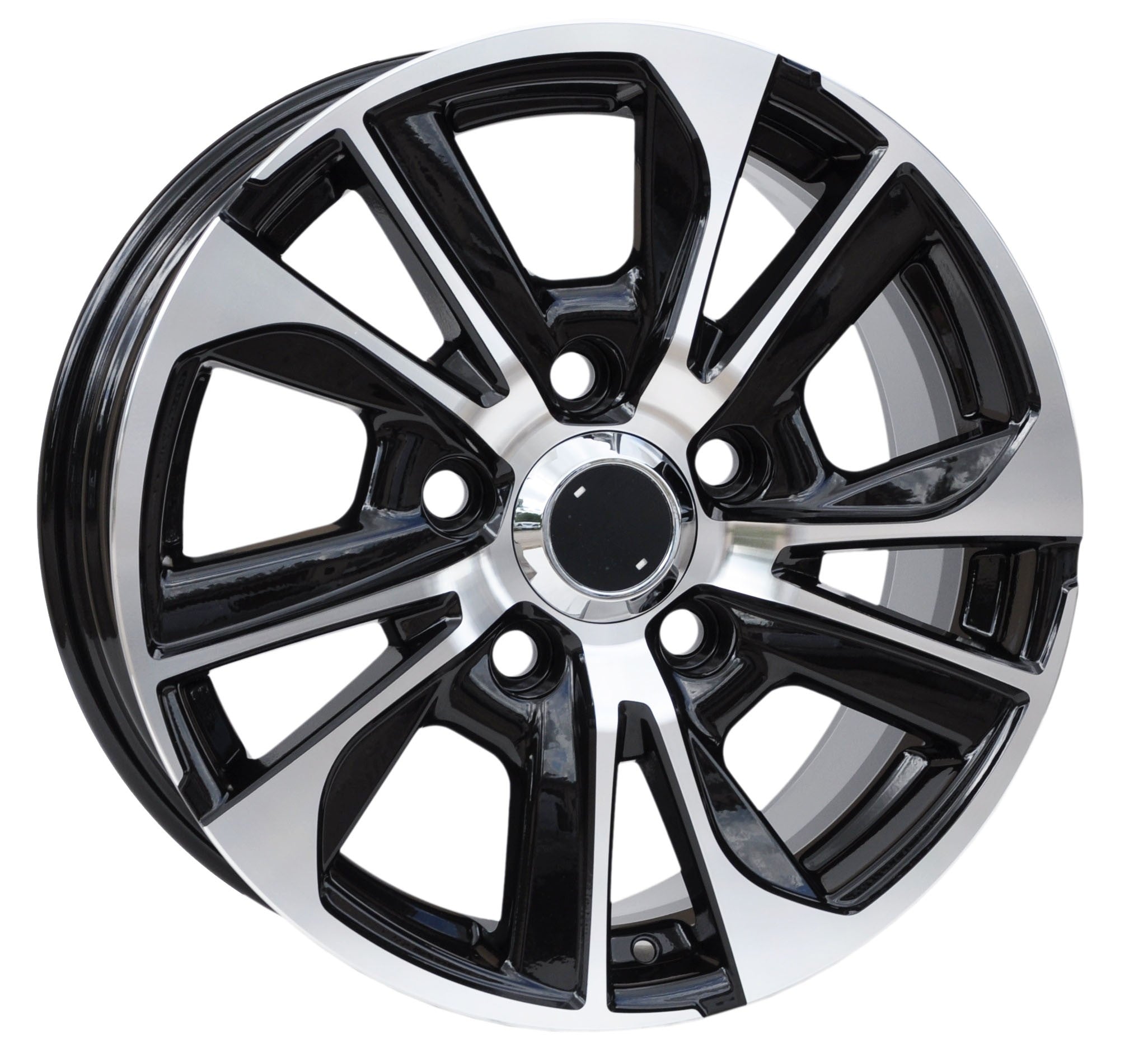 PDW 1611 Alufælge 22" 5x150 ET60 – Poleret/sort (sæt á 4)