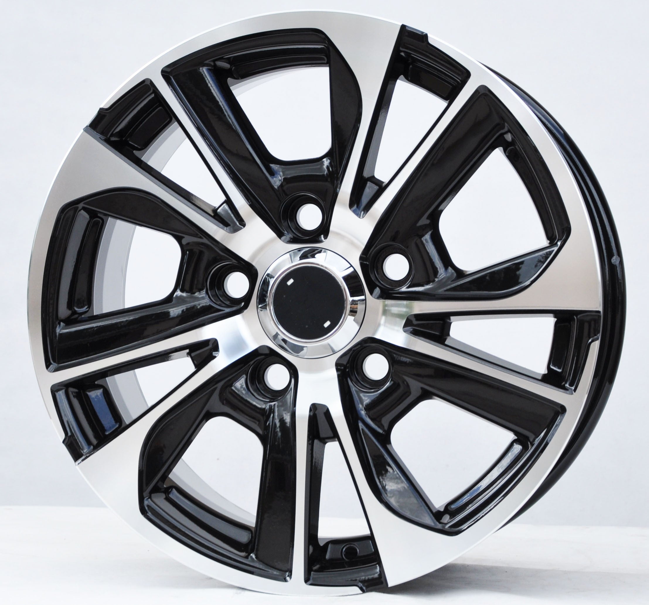 PDW 1611 Alufælge 22" 5x150 ET60 – Poleret/sort (sæt á 4)