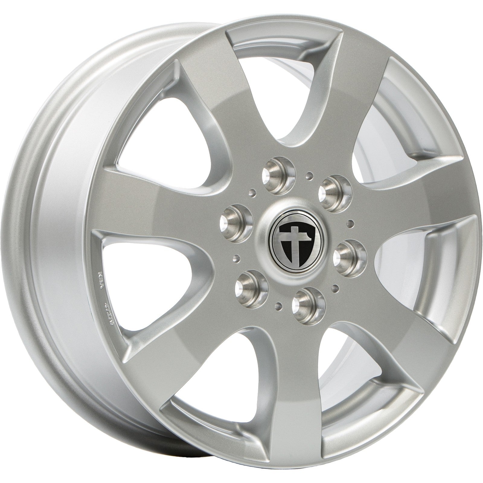 Tomason TN3F Alufælge 16" 5x118 ET60 – Sølv (sæt á 4)