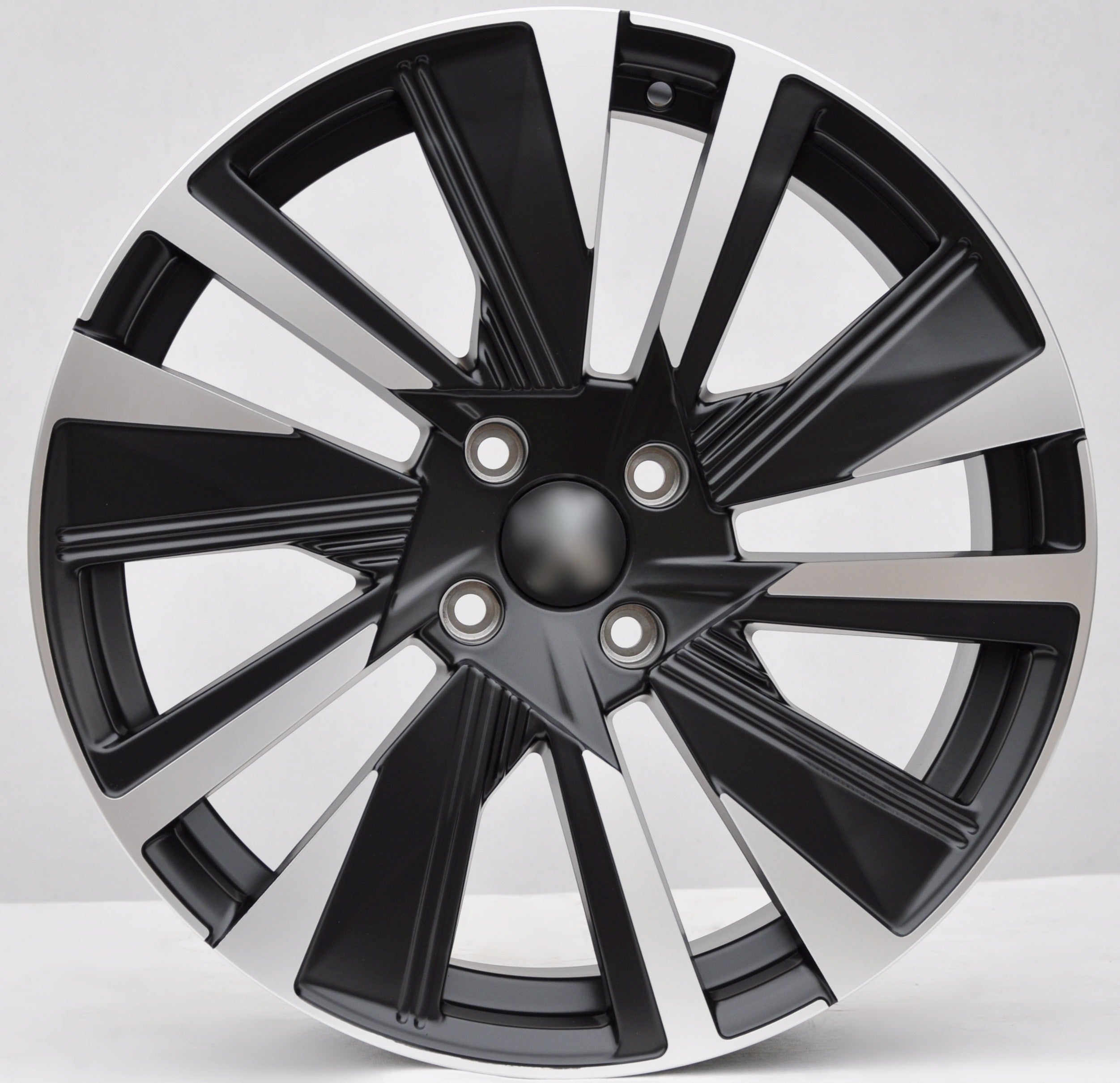 PDW 1152 Alufælge 18" 4x108 ET35 – Poleret/sort półmat (sæt á 4)