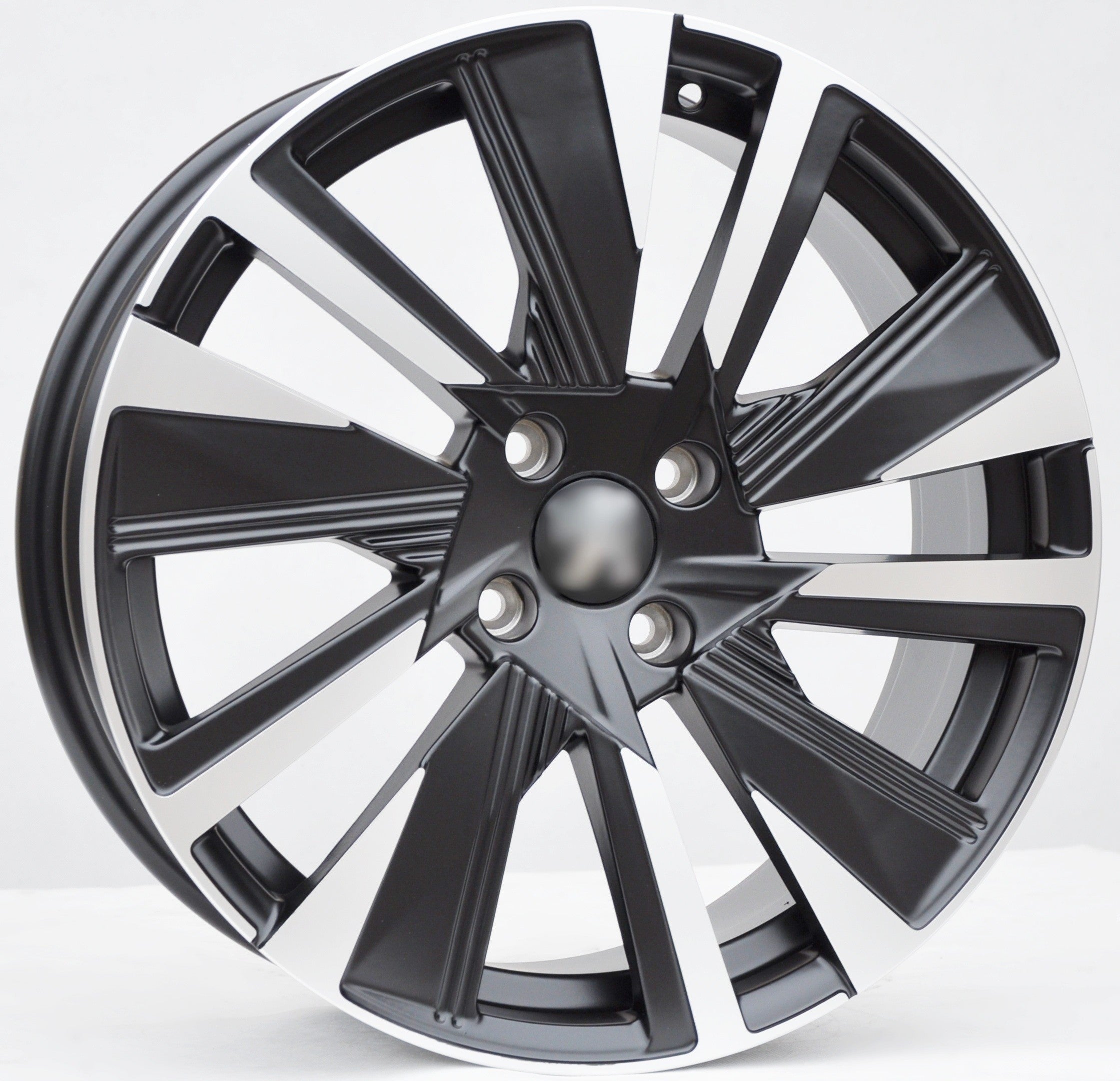 PDW 1152 Alufælge 18" 4x108 ET35 – Poleret/sort półmat (sæt á 4)