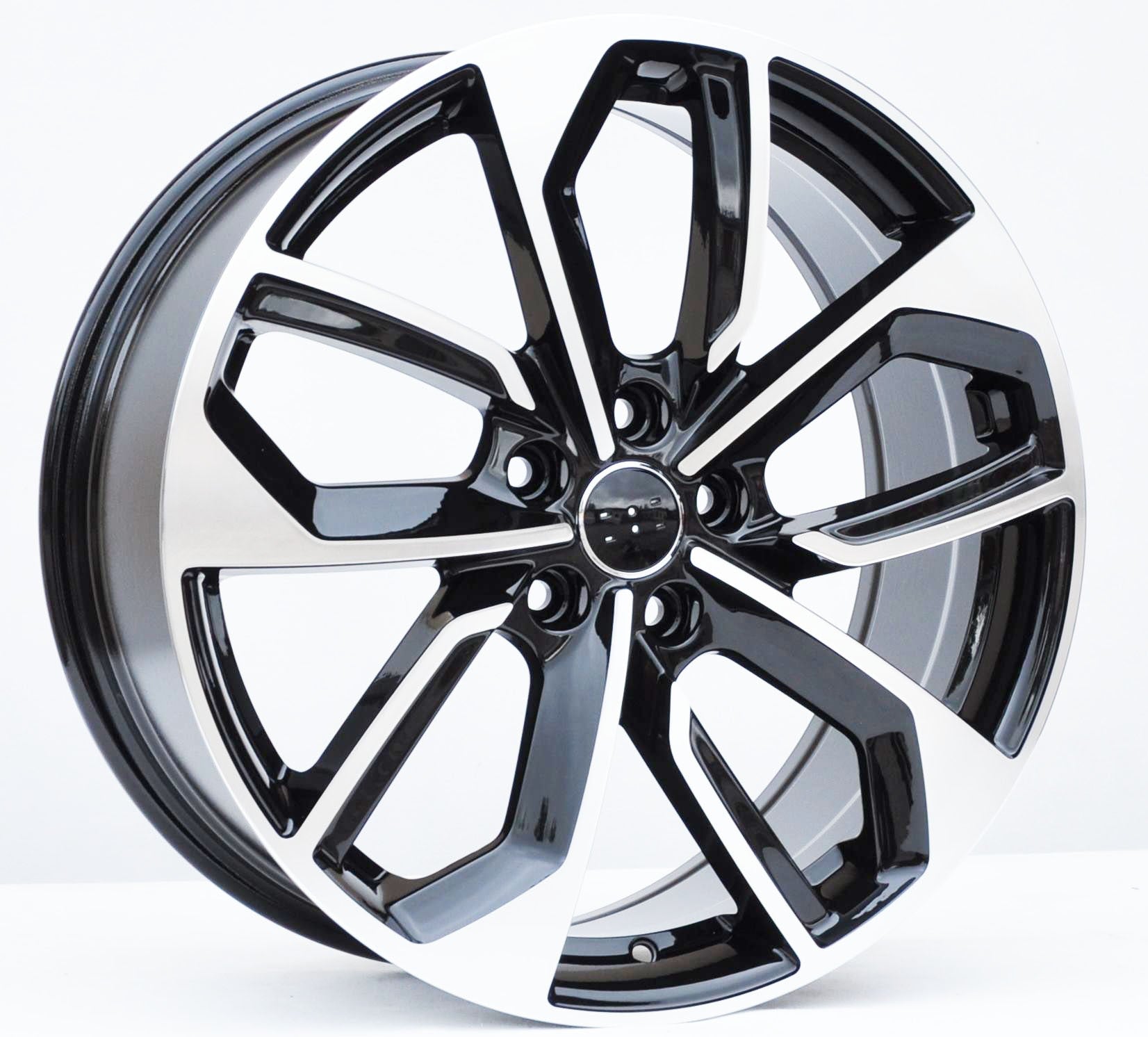 PDW 5979 Alufælge 19" 5x112 ET39 – Poleret/sort (sæt á 4)