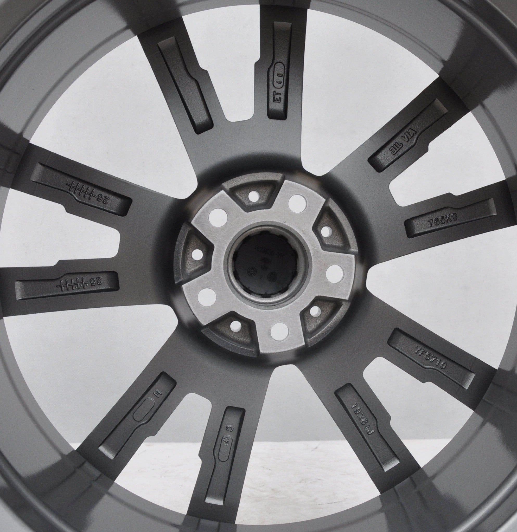 PDW YF5710 Alufælge 19" 5x112 ET46 – Poleret/grafit (sæt á 4)