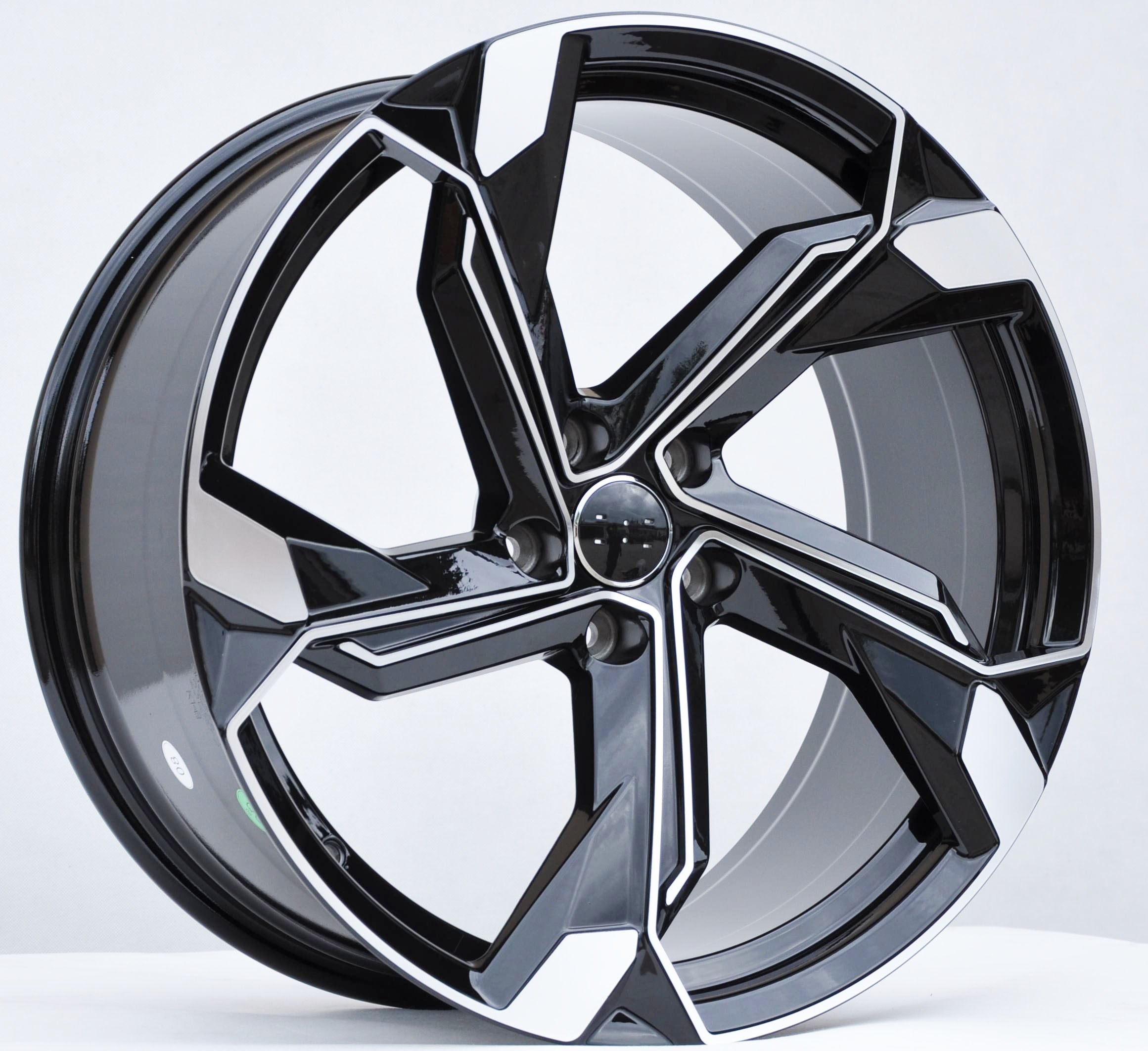 PDW 1201 Alufælge 22" 5x112 ET26 – Poleret/sort (sæt á 4)