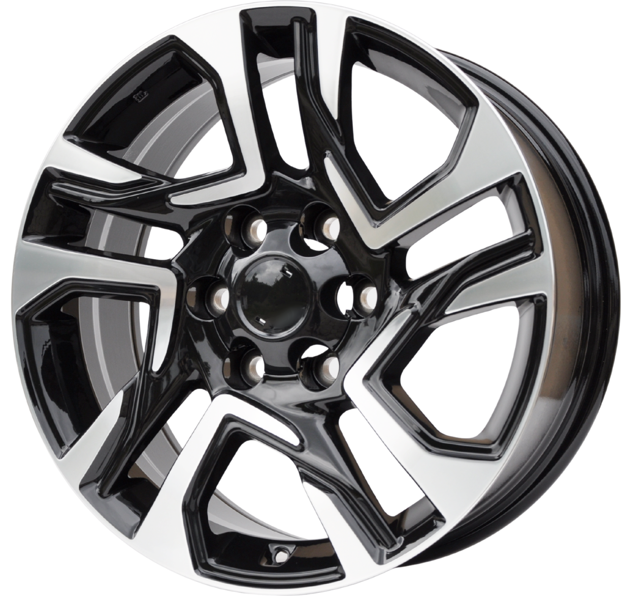 PDW 957 Alufælge 20" 6x139.7 ET25 – Poleret/sort (sæt á 4)