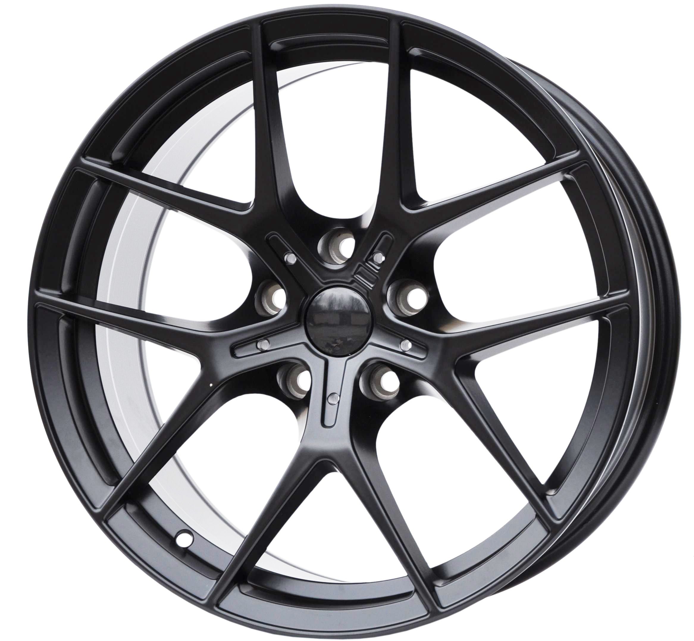 PDW 5484 Alufælge 18" 5x120 ET34 – Sort półmat (sæt á 4)