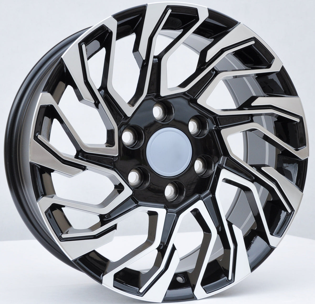Toro Corsa H964F Alufælge 18" 6x139.7 ET25 – Poleret/sort (sæt á 4)