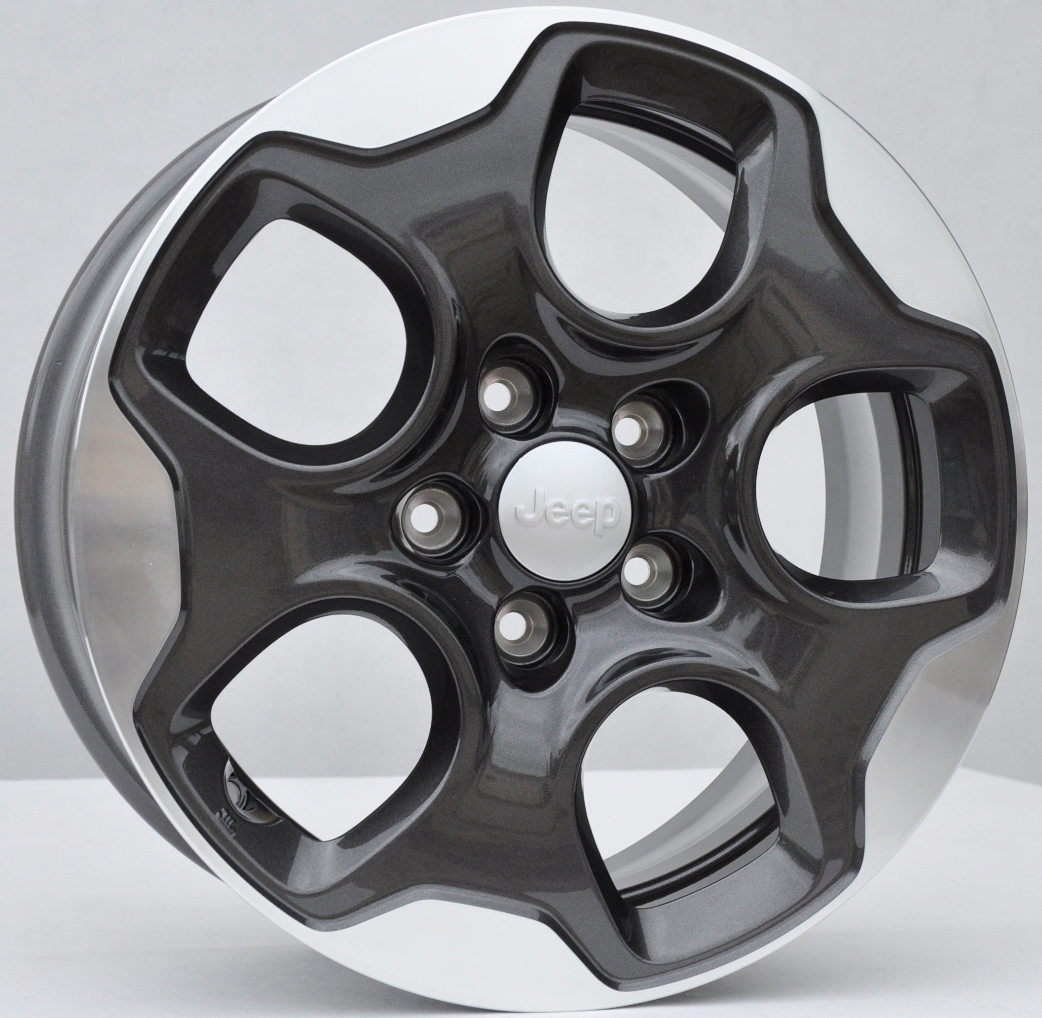 Jeep (oryginalne OEM) 735577528/5xa64lavaa Alufælge 16" 5x110 ET40 – Poleret/grafit (stk)