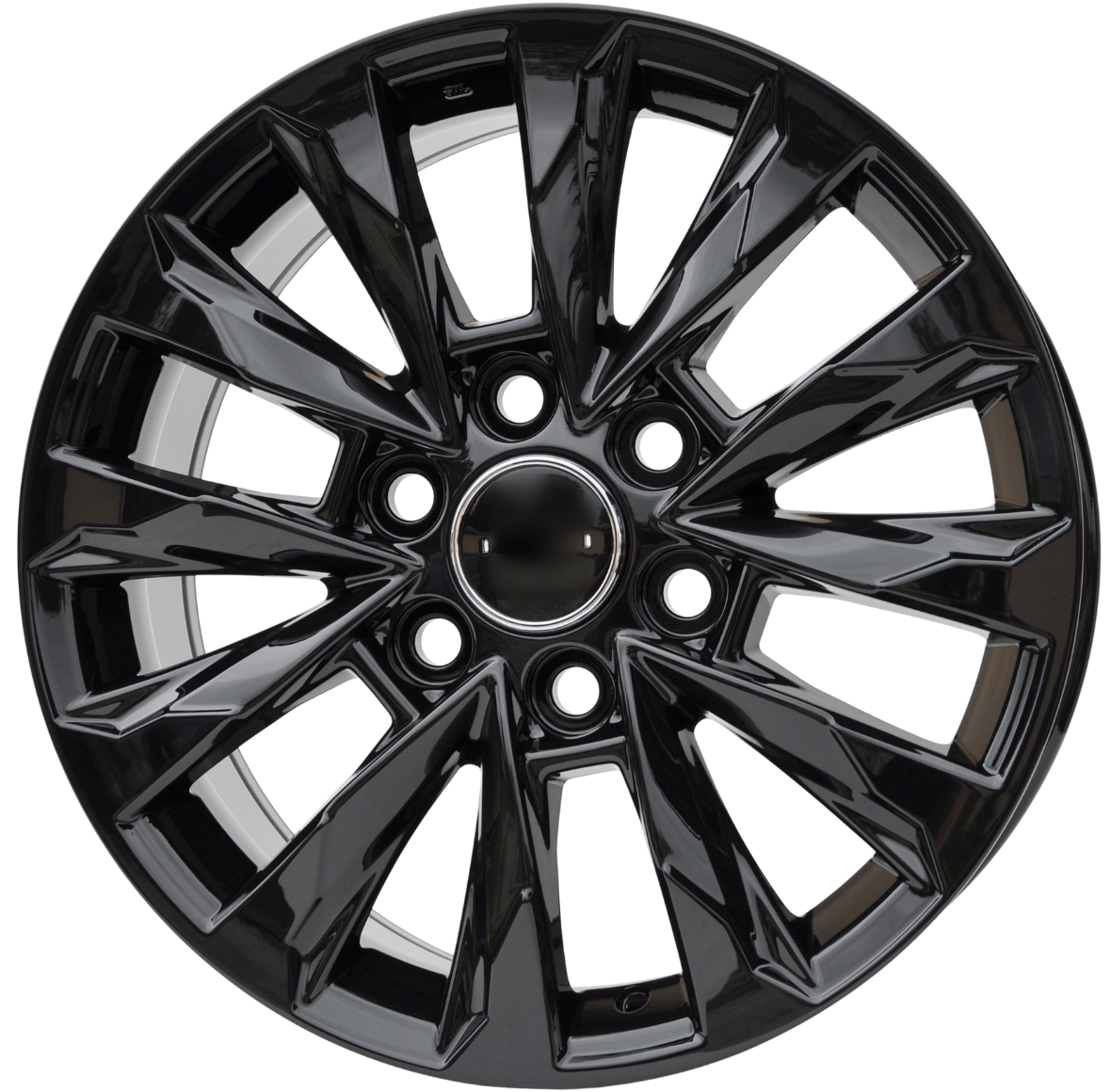 PDW Y0185 Alufælge 18" 6x139.7 ET60 – Sort (sæt á 4)